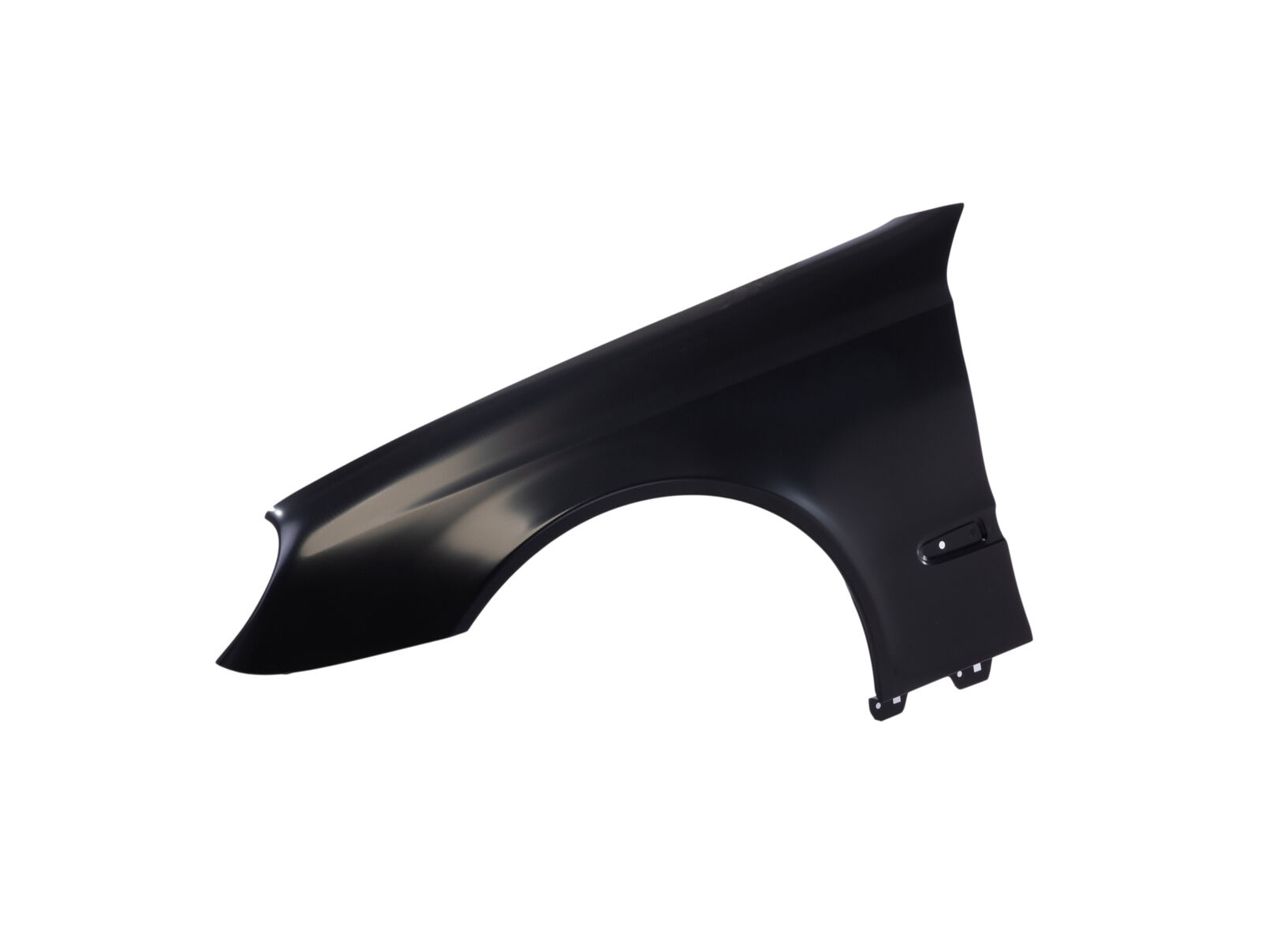 MB1240131 mercedes benz e class 2003 2009 front left fender without side lamp hole steel m 4