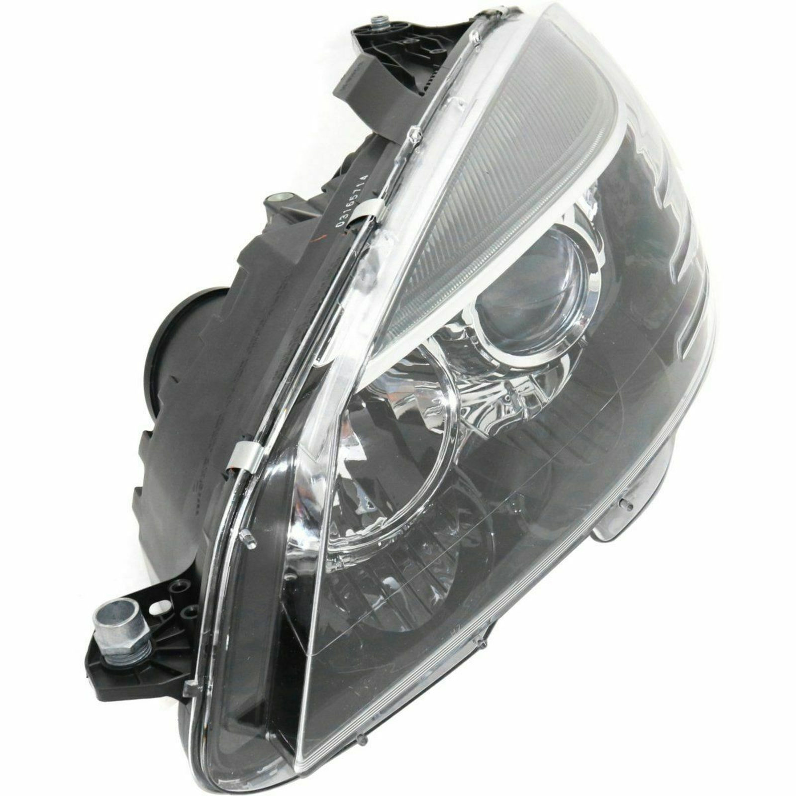 MB2502185 mercedes benz c class 2008 2011 left headlight halogen black housing hq mb250218 3