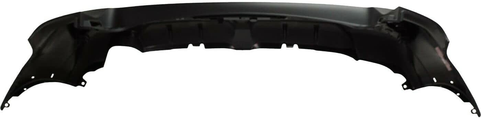 MI1100307 mitsubishi rvr 2018 2019 bumper rear primed with textured lower with tow hook co 4