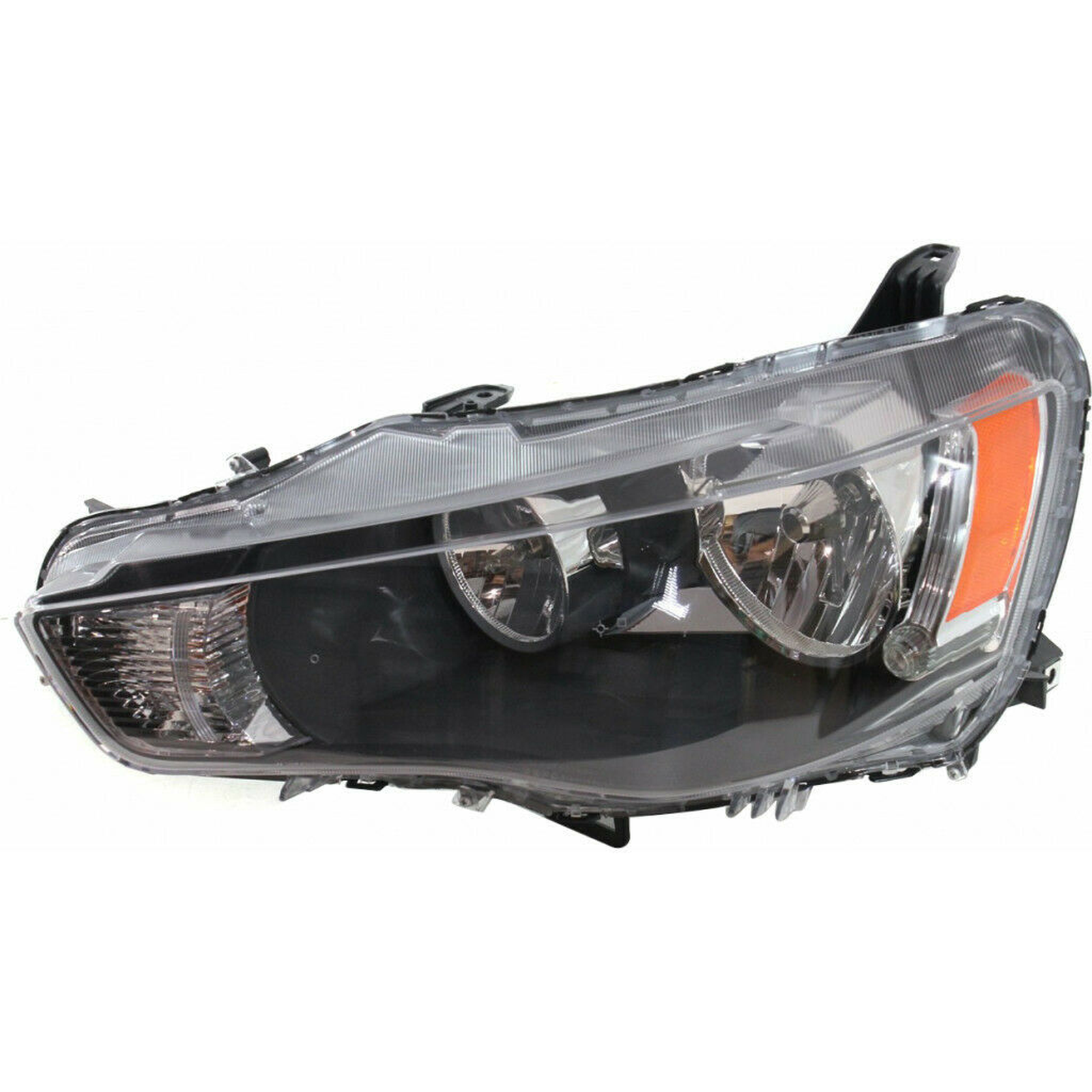 MI2502157 mitsubishi outlander 2010 2013 left headlight halogen exclude sports hq mi250215 4