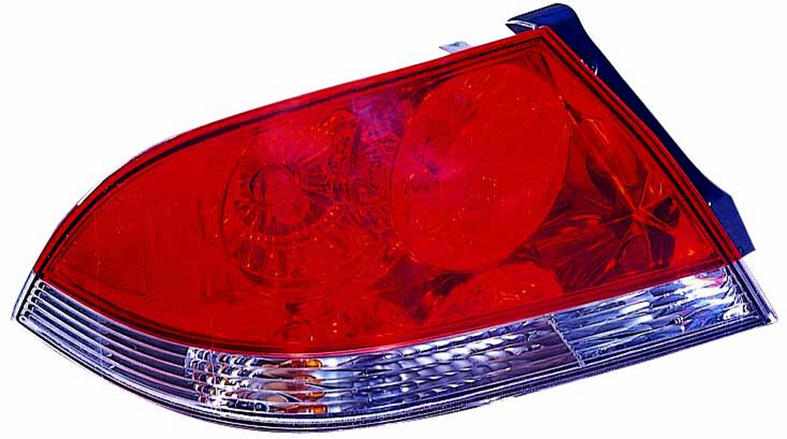 MI2800119C mitsubishi lancer 2004 2007 left taillight clear red lens es ls mdl capa mi28001 1
