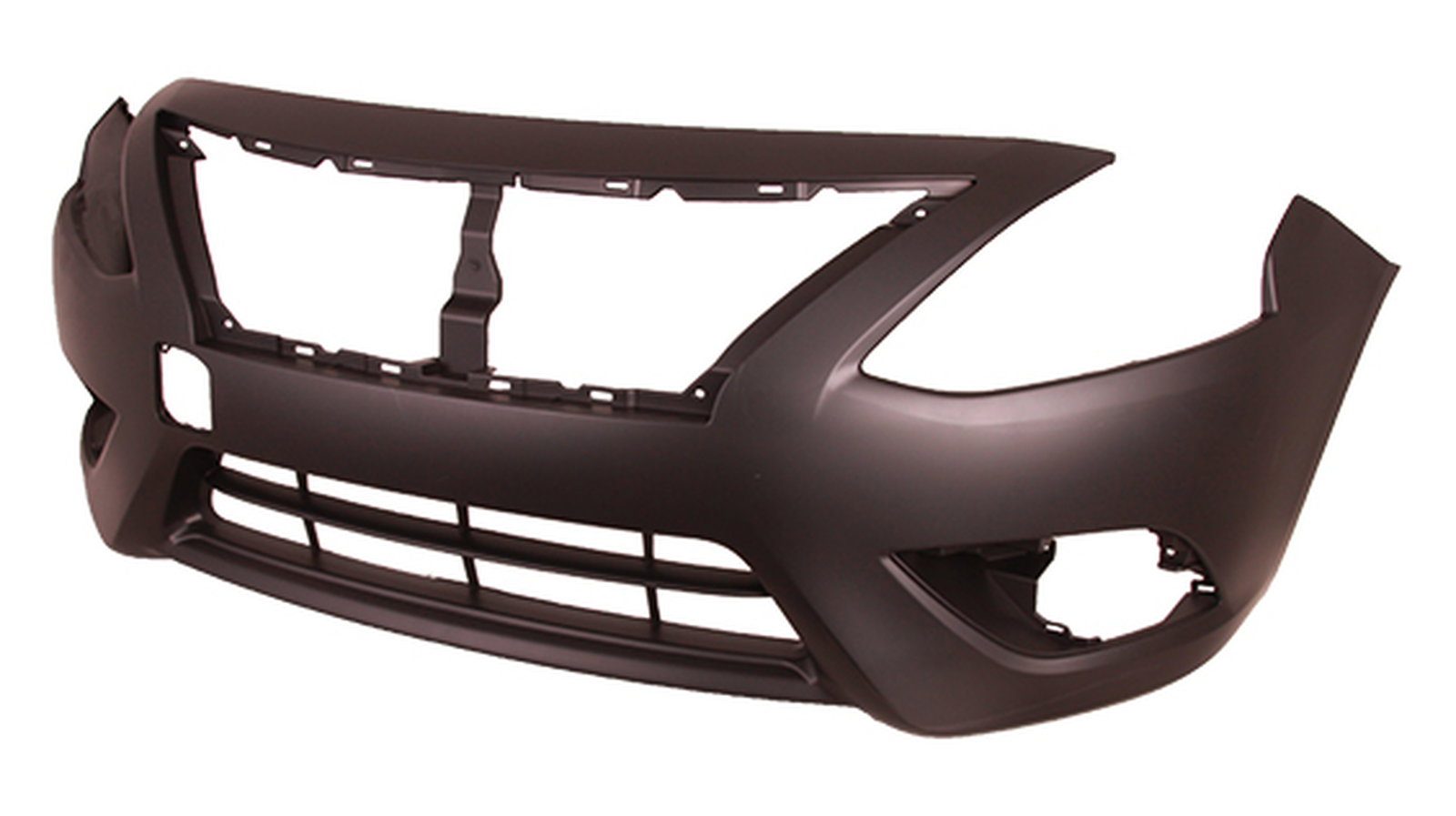NI1000299 nissan versa 2015 2019 bumper front primed without chrome moulding ptm ni1000299 1