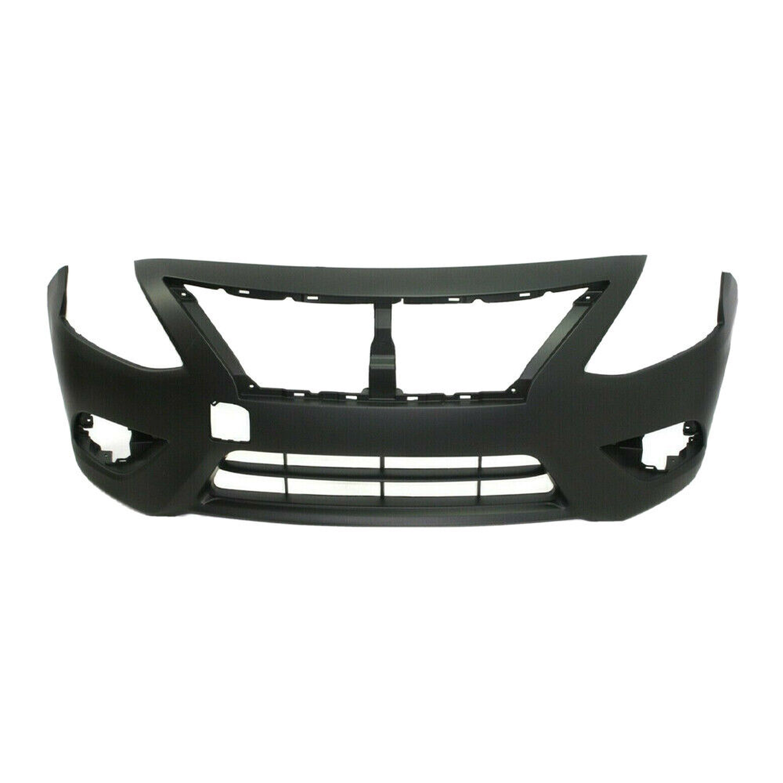 NI1000299 nissan versa 2015 2019 bumper front primed without chrome moulding ptm ni1000299 2