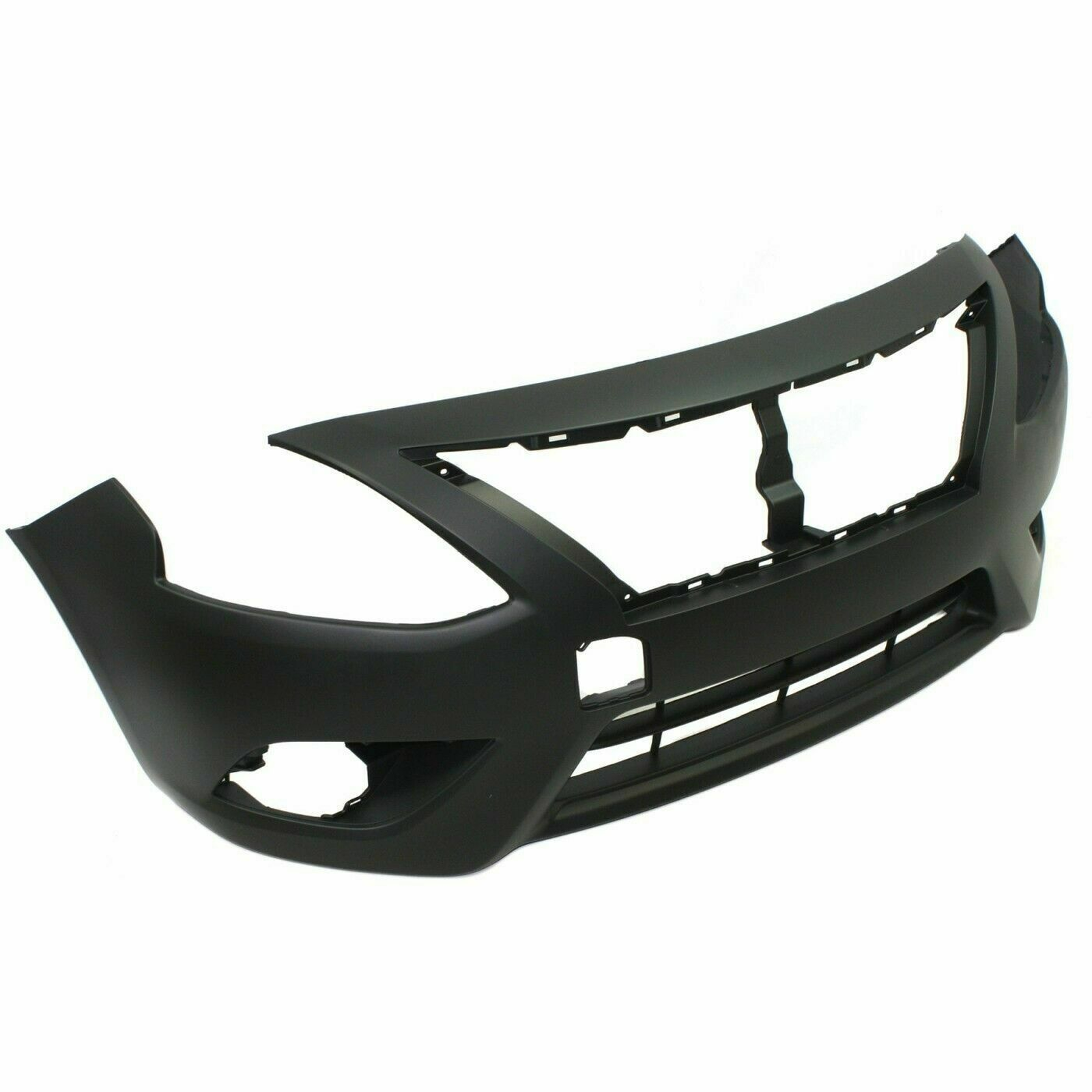 NI1000299 nissan versa 2015 2019 bumper front primed without chrome moulding ptm ni1000299 3