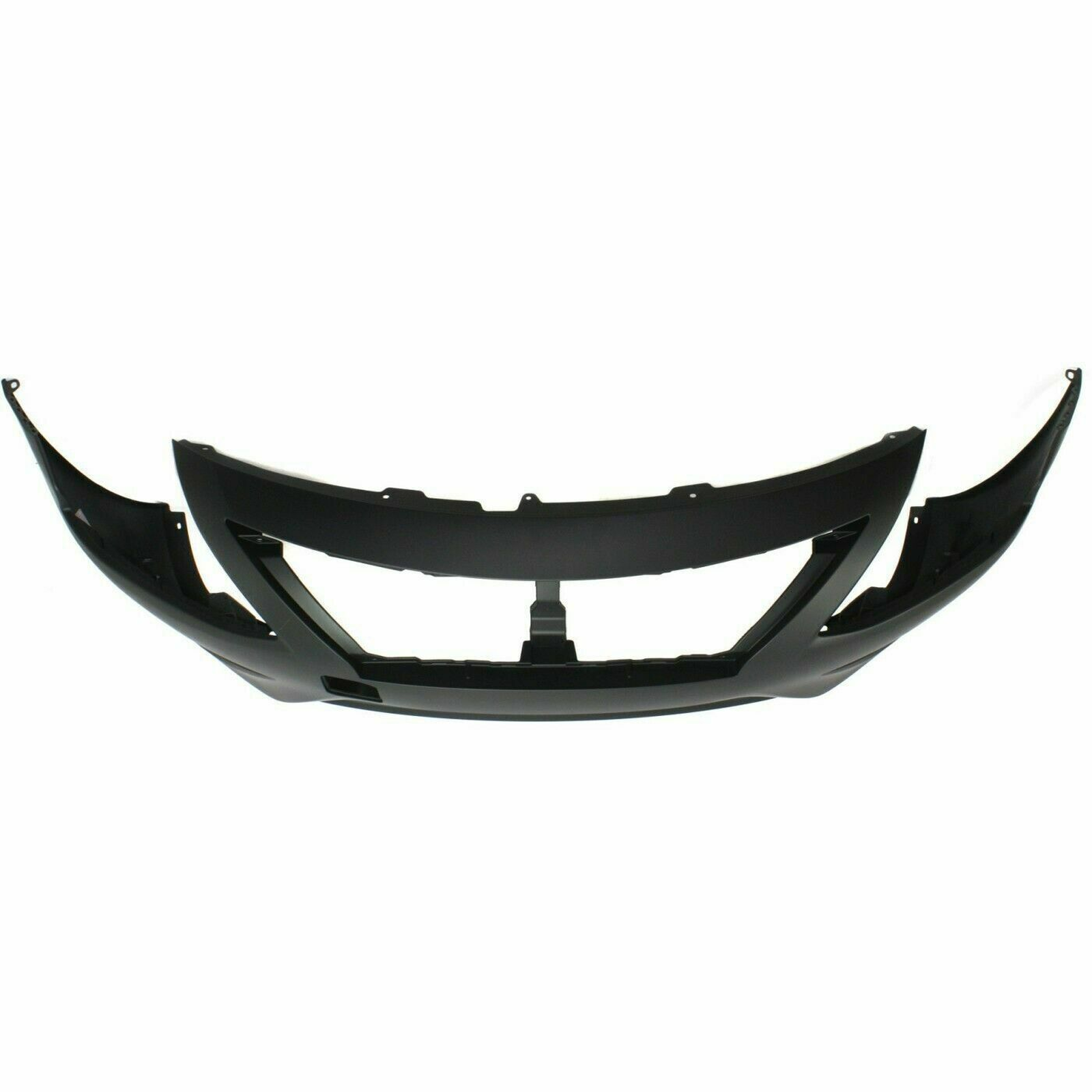 NI1000299 nissan versa 2015 2019 bumper front primed without chrome moulding ptm ni1000299 4