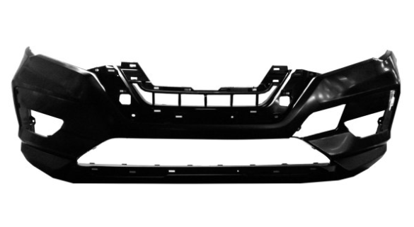 NISSAN ROGUE 2014-2020 — FRONT BUMPER PRIMED; TEXTURED LOWER; W/ TOW; ROGUE 17-20/HYBRID 17-19