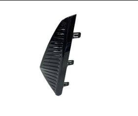 NISSAN SENTRA 2020-2025 — FRONT BUMPER GRILLE LH; BLACK; 2024-2025