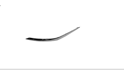 NISSAN MURANO 2015-2024 — FRONT BUMPER MOLDING RH; CHROME; MURANO 2015-2018