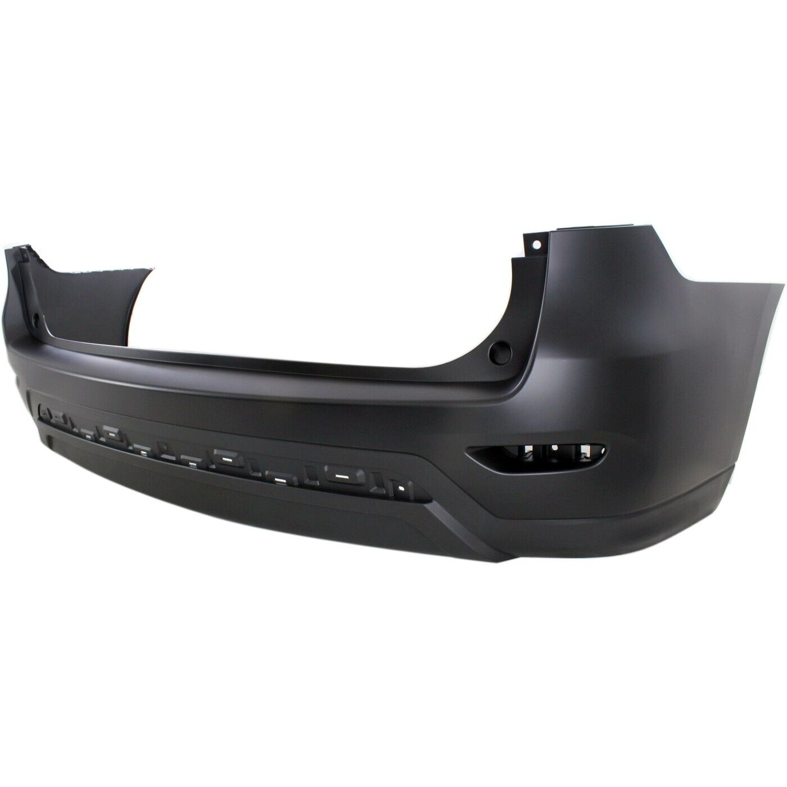NI1100289 nissan pathfinder 2013 2016 bumper rear partial primed black without sensor hole 2