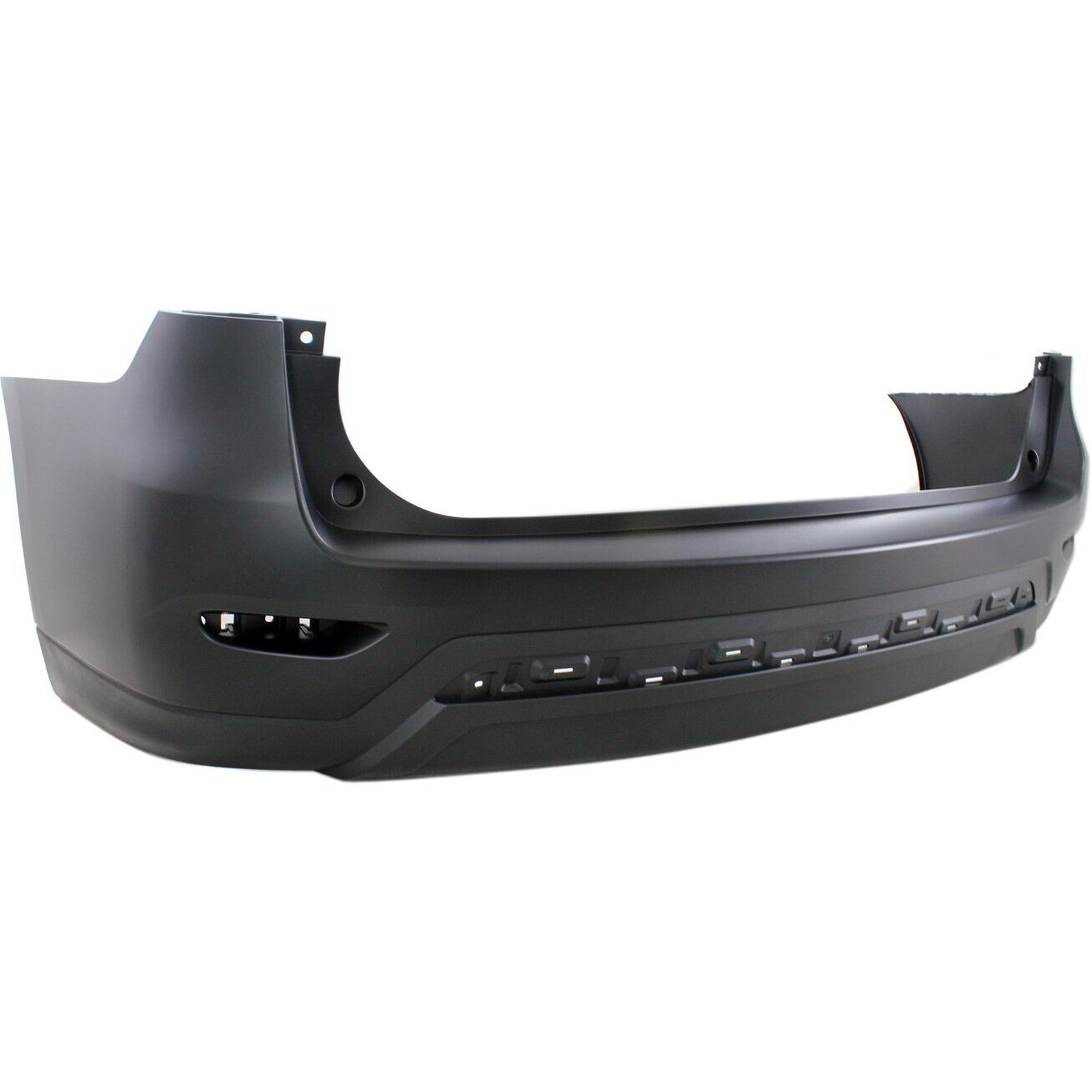 NI1100289 nissan pathfinder 2013 2016 bumper rear partial primed black without sensor hole 3