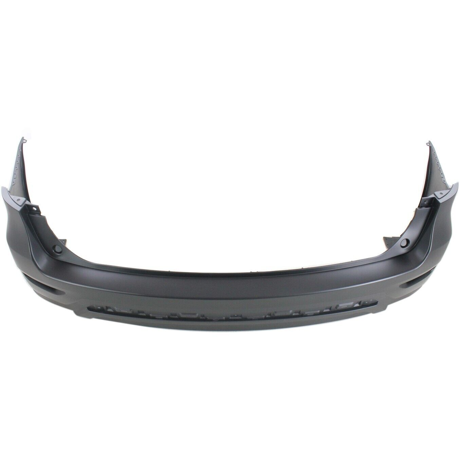 NI1100289 nissan pathfinder 2013 2016 bumper rear partial primed black without sensor hole 4