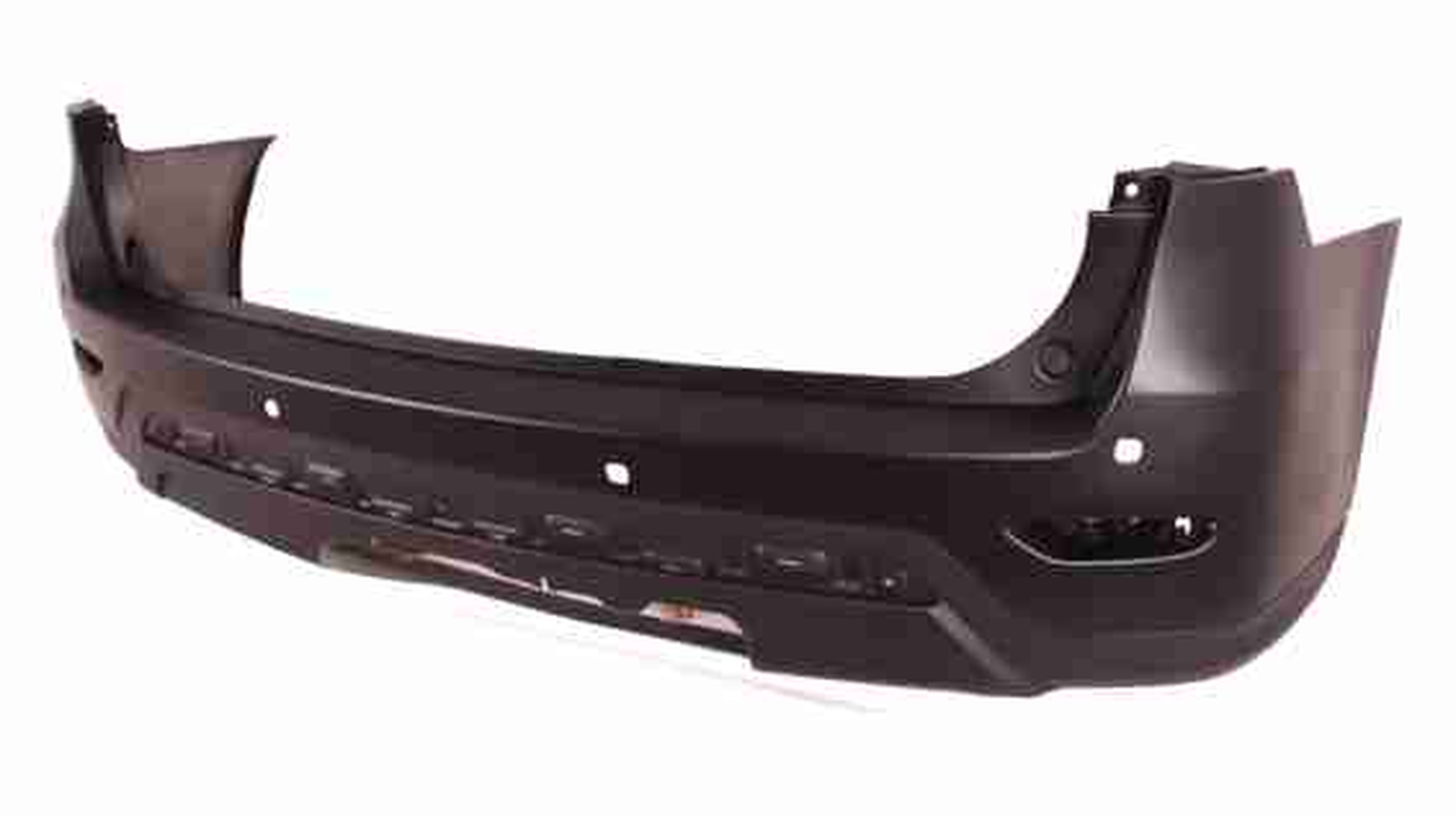 NI1100293 nissan pathfinder 2013 2016 bumper rear partial primed black with sensor hole wi 1