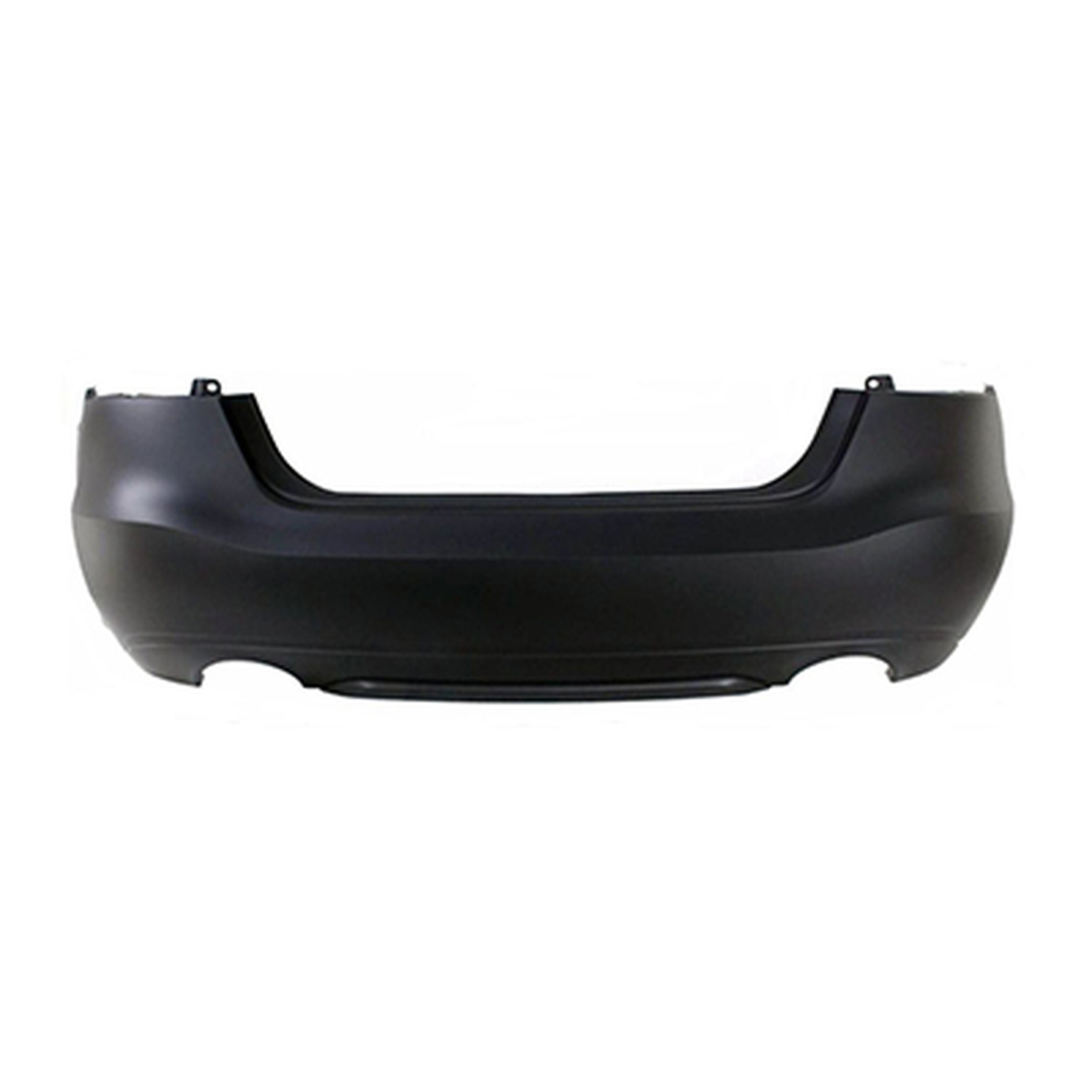 NI1100307 nissan maxima 2016 2018 bumper rear primed without sensor hole with textured low 1