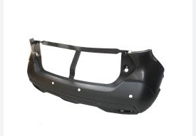 NISSAN KICKS 2018-2024 — REAR BUMPER PRIMED; TEXTURED UPPER LH/RH; W/ SENSORS; 2020 CAPA