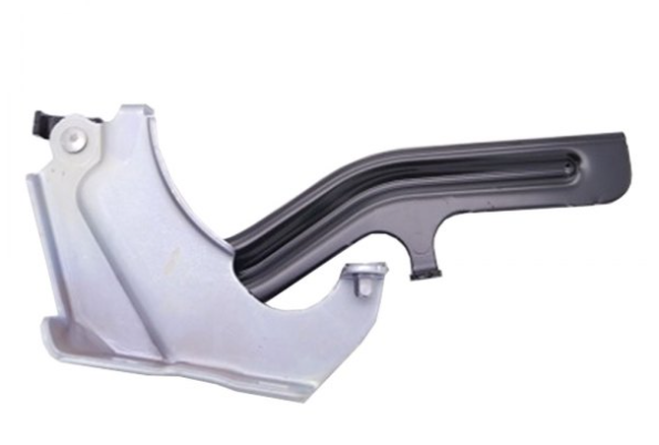 NISSAN ROGUE 2021-2025 — HOOD HINGE RH; CHROME/BLACK; 2021-2025