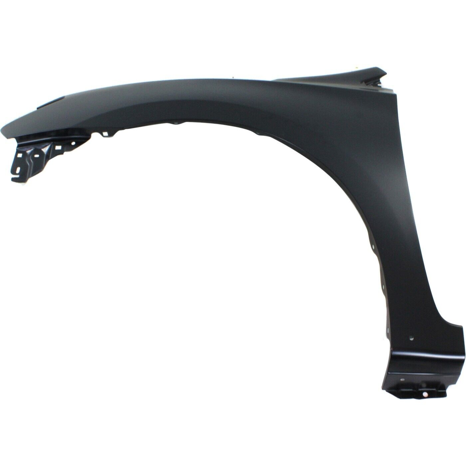 NI1240206 nissan sentra 2013 2015 front left fender without side lamp hole with moulding h 2