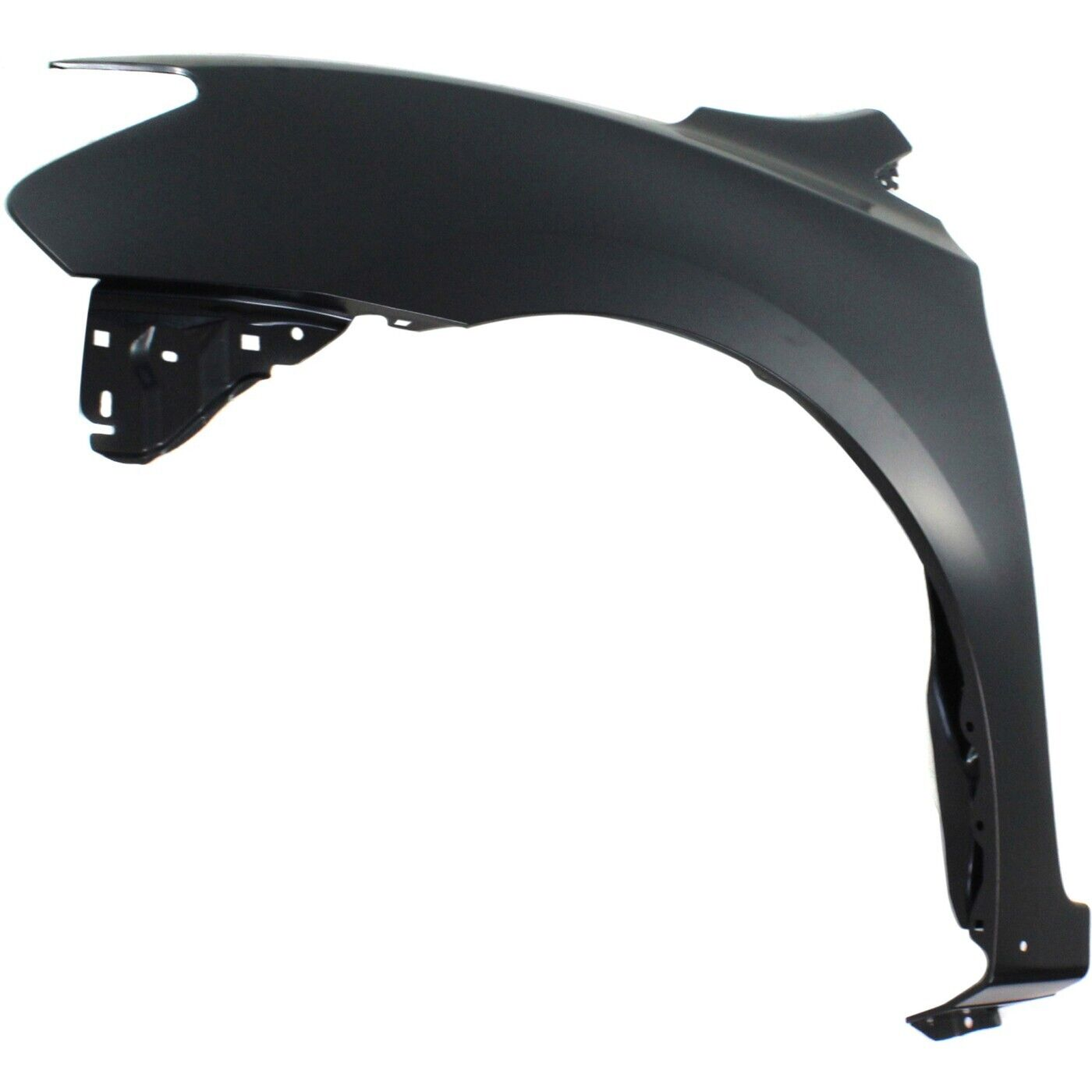 NI1240206 nissan sentra 2013 2015 front left fender without side lamp hole with moulding h 4