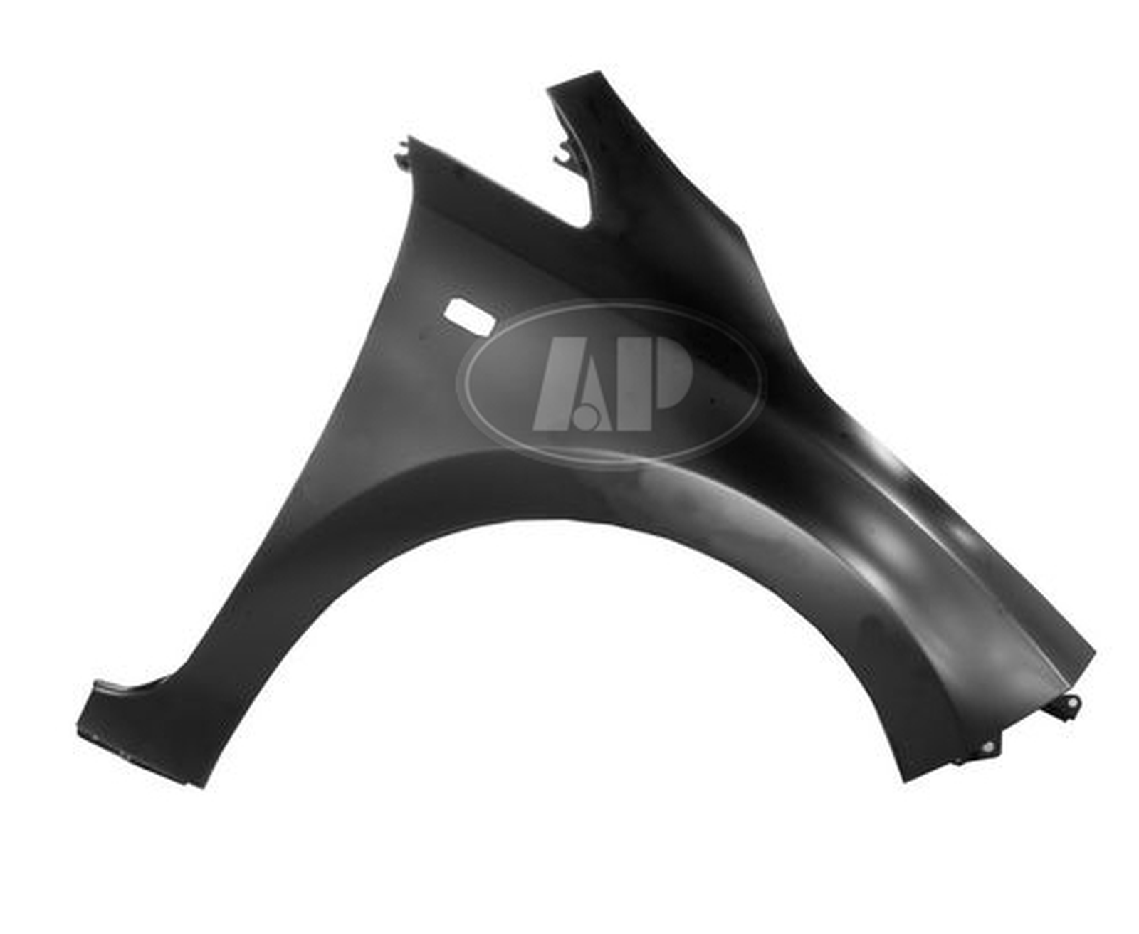 NI1241203 nissan leaf 2011 2012 front right fender with side lamp hole ni1241203 1