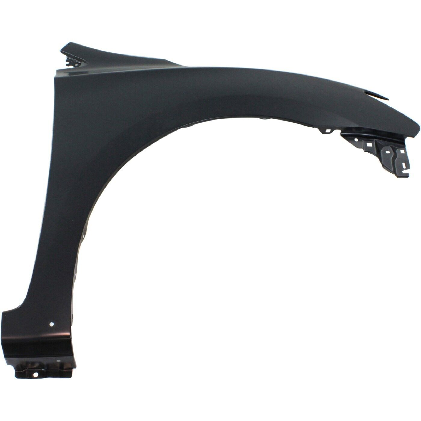 NI1241206 nissan sentra 2013 2015 front right fender without side lamp hole with moulding  2