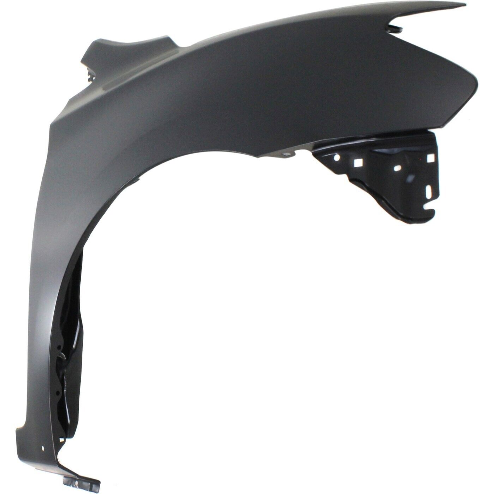 NI1241206 nissan sentra 2013 2015 front right fender without side lamp hole with moulding  3