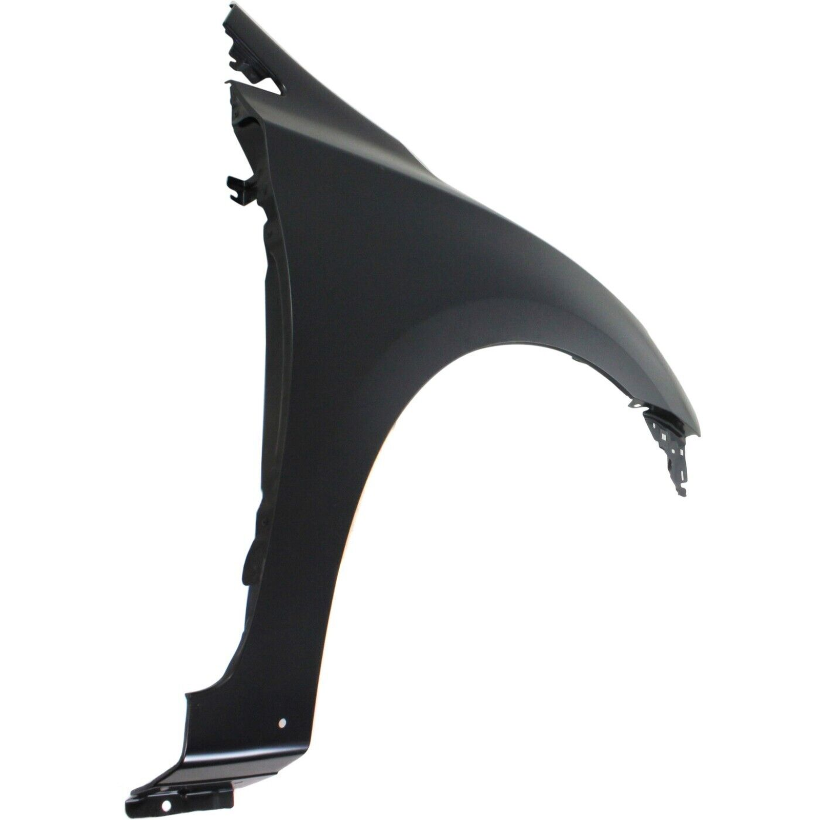 NI1241206 nissan sentra 2013 2015 front right fender without side lamp hole with moulding  4