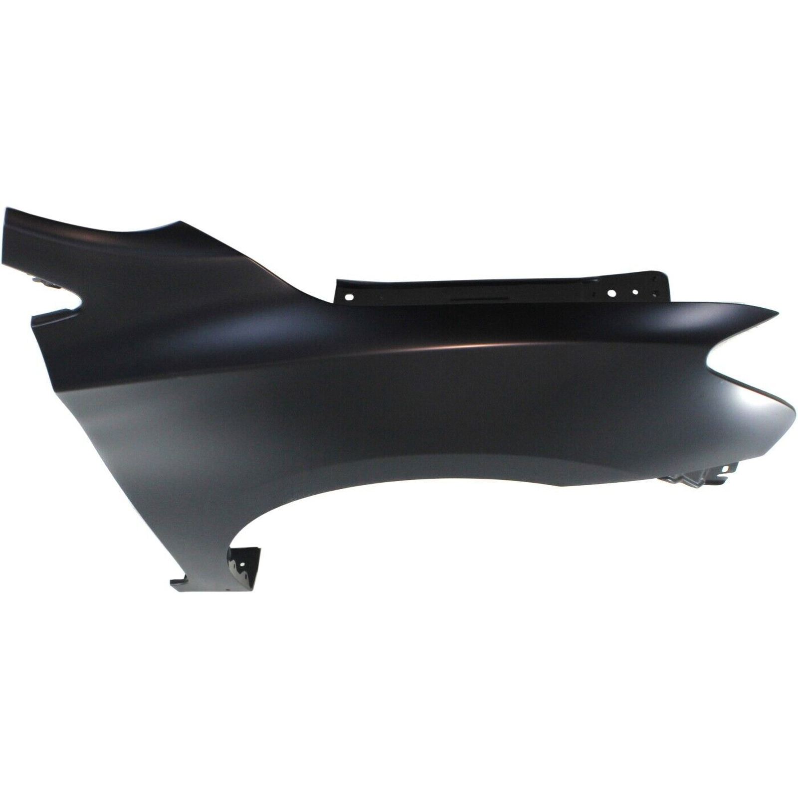 NI1241206 nissan sentra 2013 2015 front right fender without side lamp hole with moulding  5