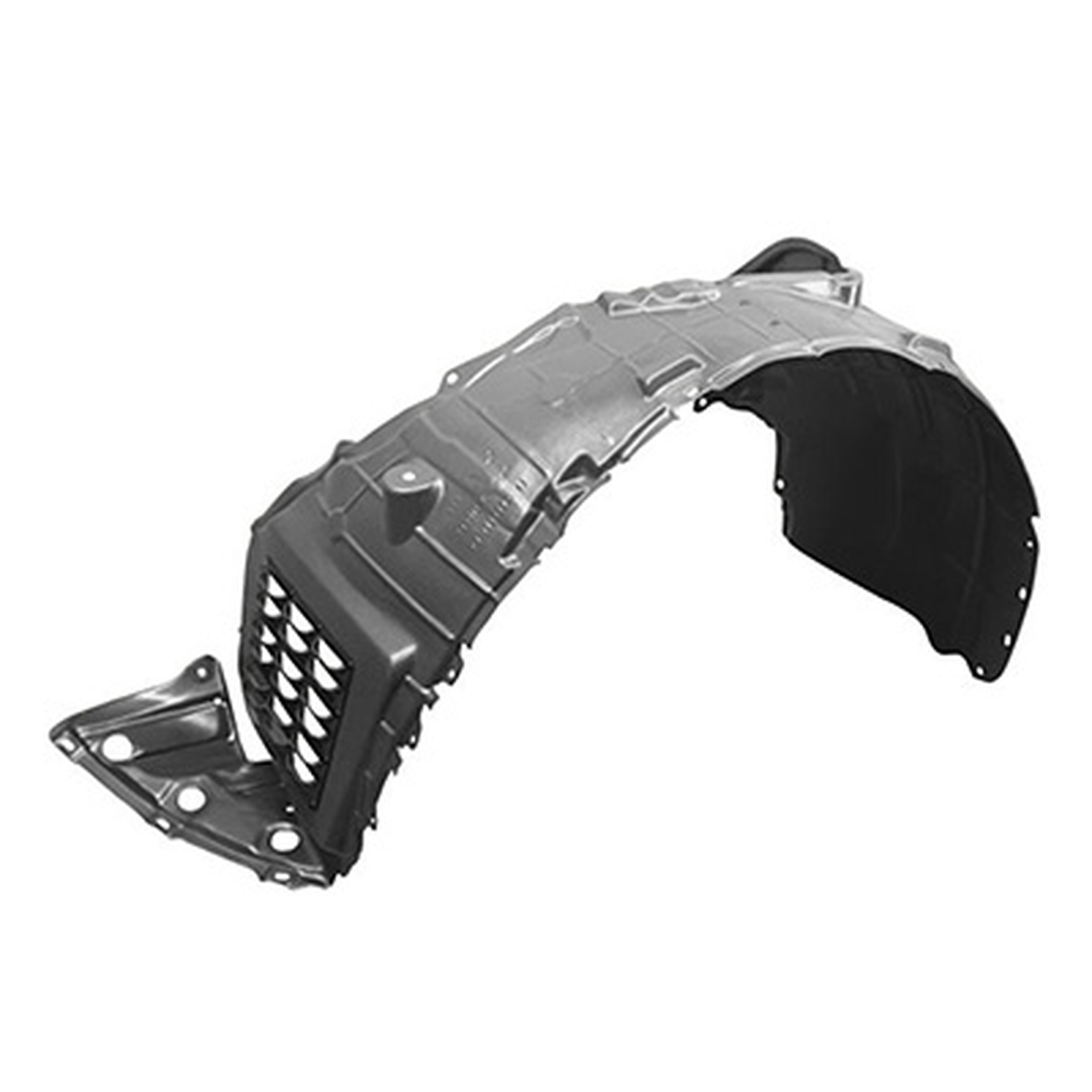 NI1248152 nissan pathfinder 2015 2020 front left fender liner vacuum formed ni1248152 1