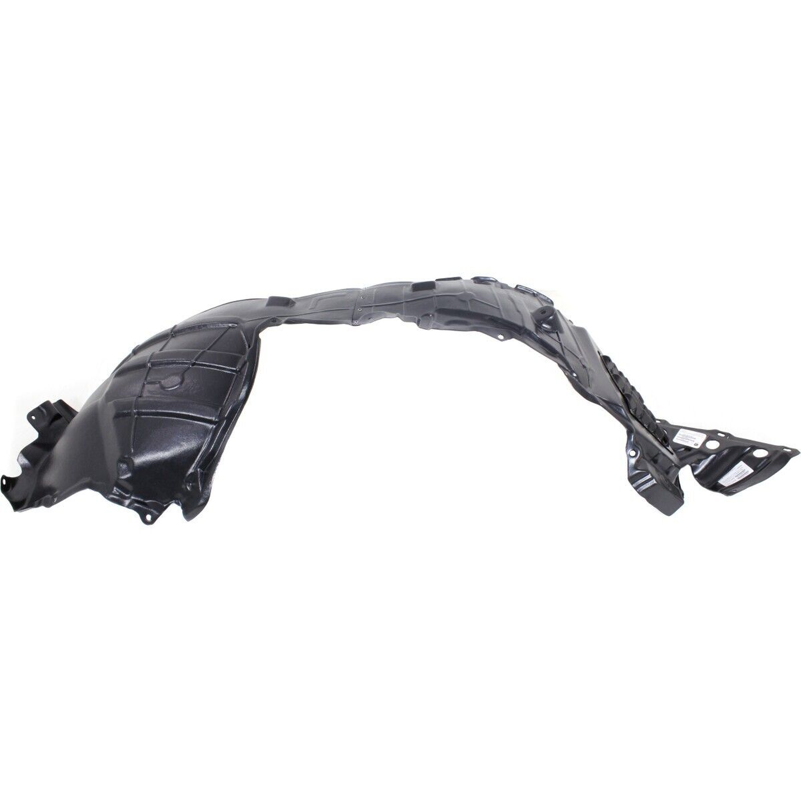 NI1248152 nissan pathfinder 2015 2020 front left fender liner vacuum formed ni1248152 5