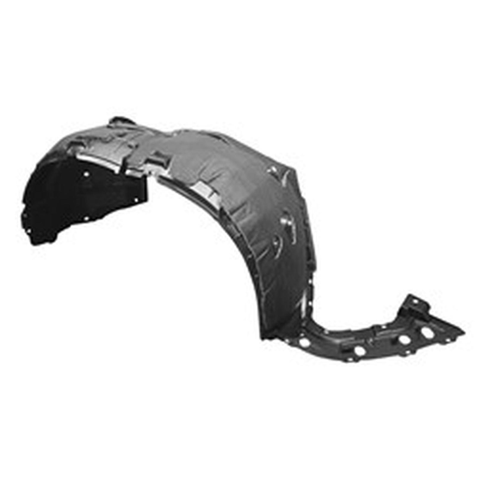 NI1249157 nissan altima 2016 2018 front right fender liner vacuum molded ni1249157 1