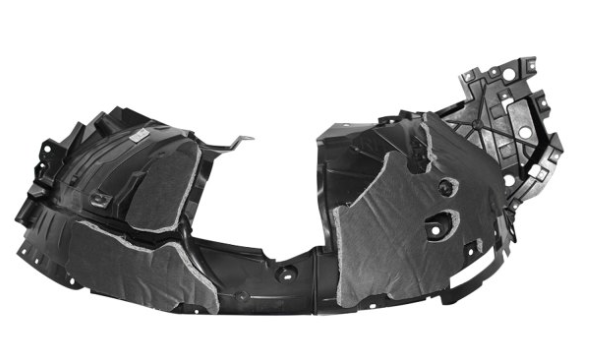 NISSAN ROGUE 2021-2025 — FRONT FENDER LINER RH; US BUILT; INSULATION/INJECTION; 2021-2023