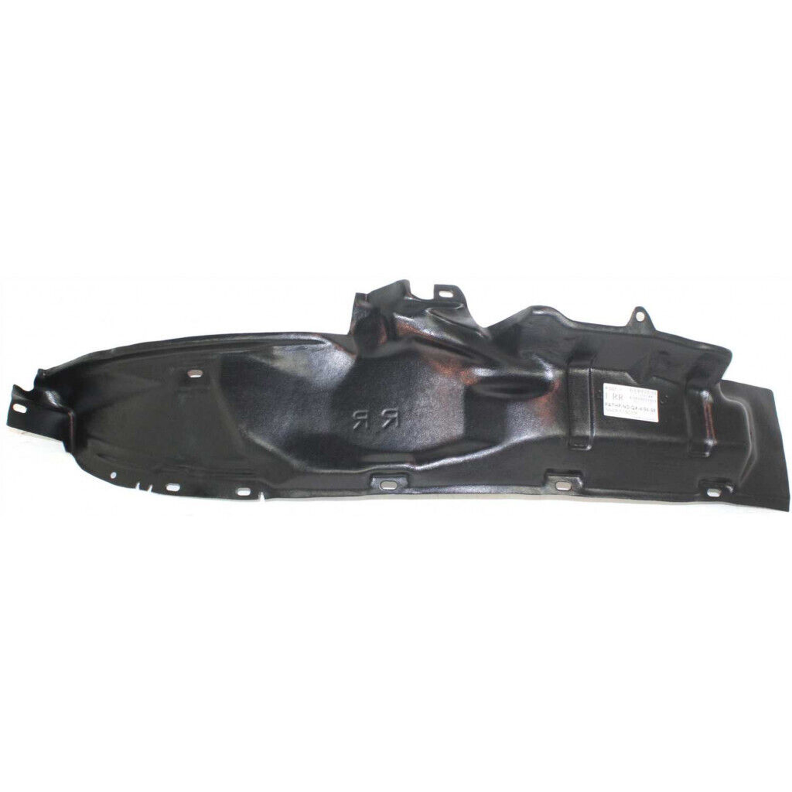 NI1251116 nissan pathfinder 2004 front right fender liner rear section ni1251116 2