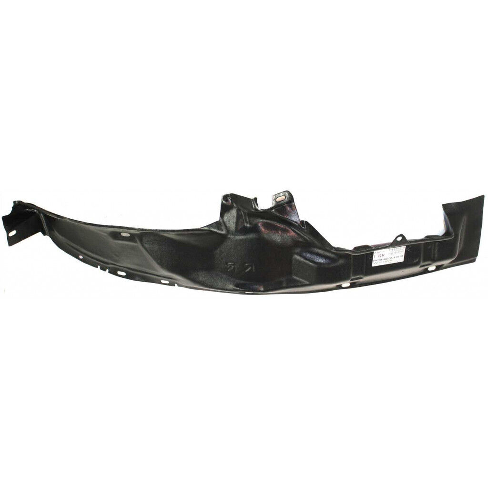NI1251116 nissan pathfinder 2004 front right fender liner rear section ni1251116 3