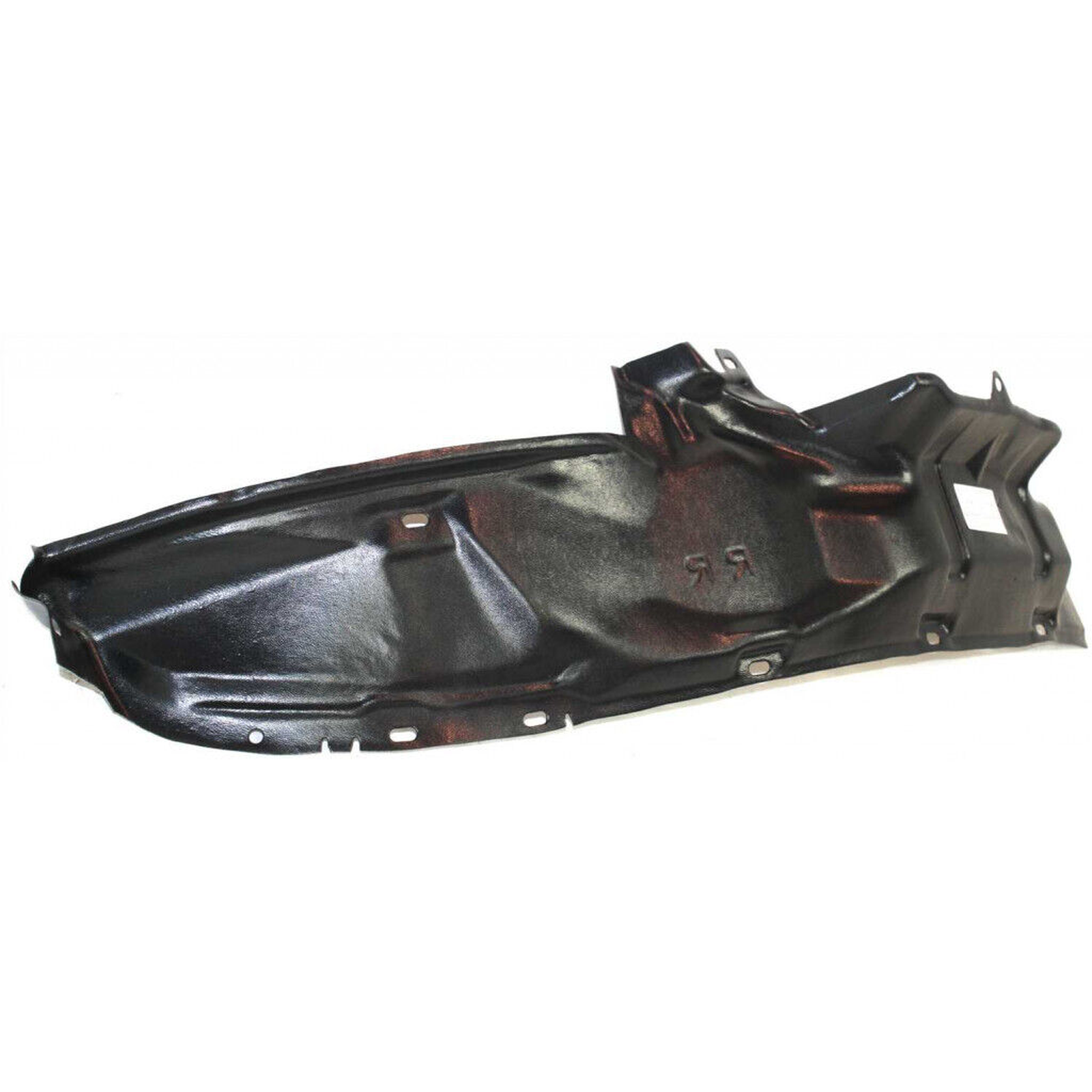 NI1251116 nissan pathfinder 2004 front right fender liner rear section ni1251116 4
