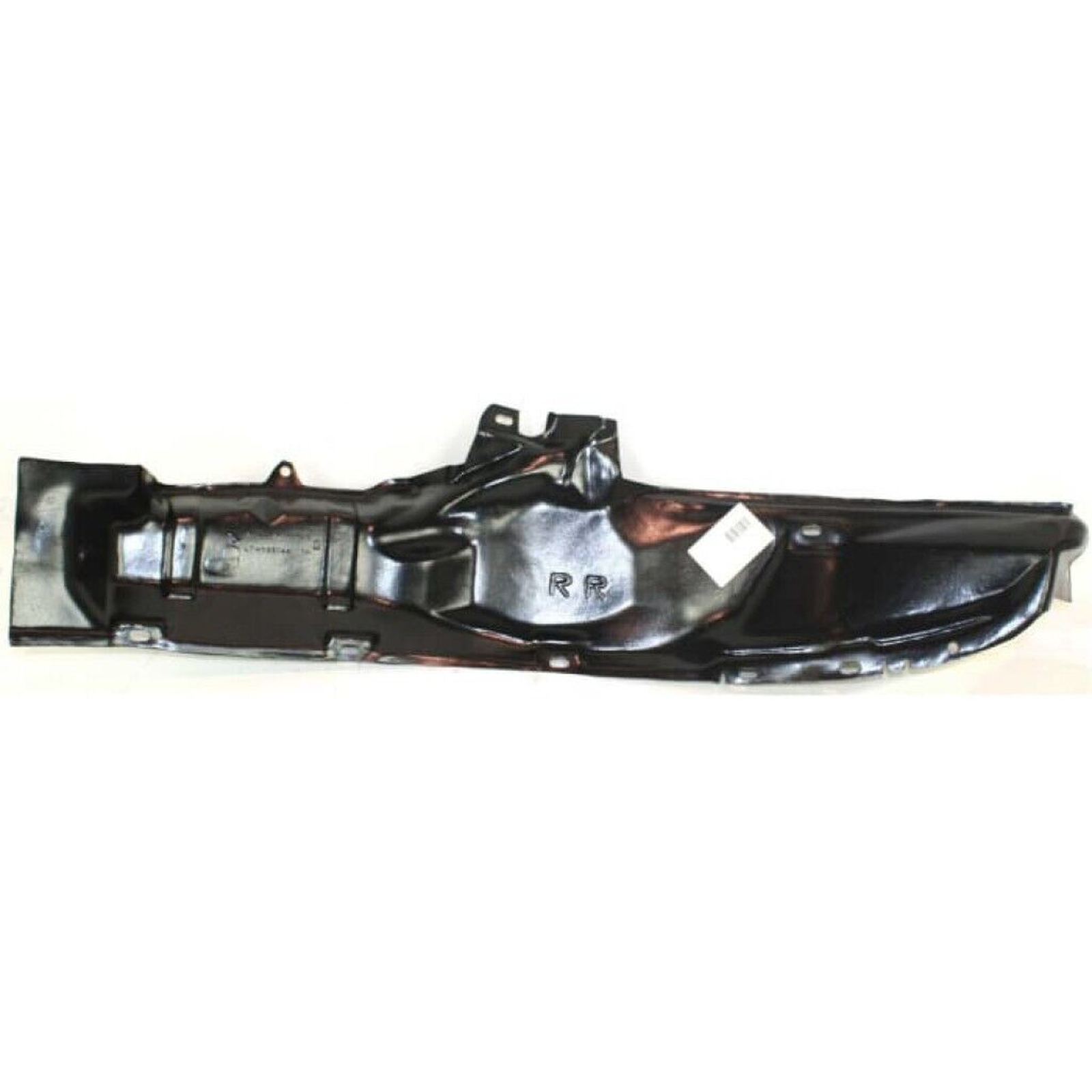 NI1251116 nissan pathfinder 2004 front right fender liner rear section ni1251116 5