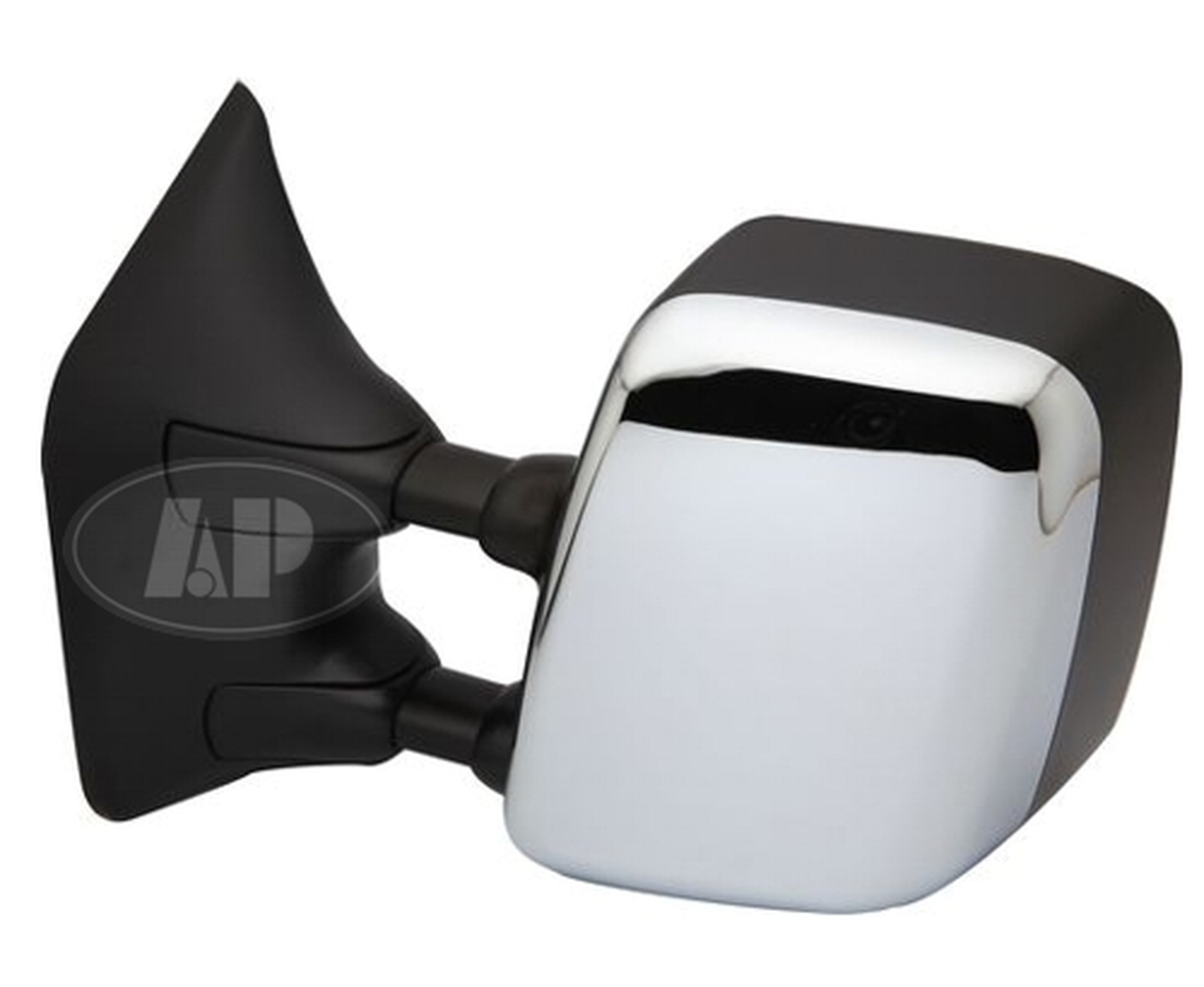NI1320204 nissan titan 2004 2015 left side mirror power htd memory with big tow pkg chrome 1