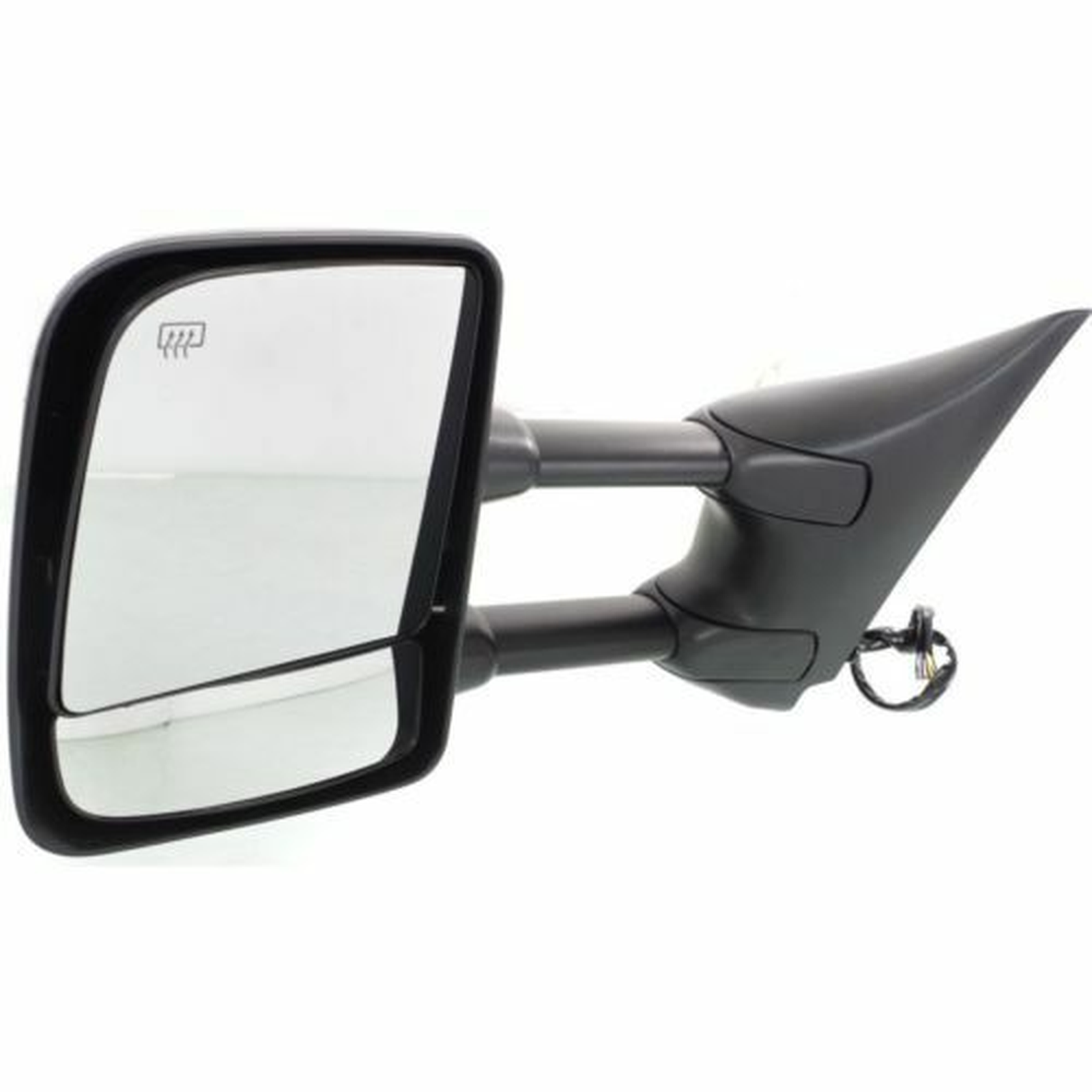 NI1320204 nissan titan 2004 2015 left side mirror power htd memory with big tow pkg chrome 2