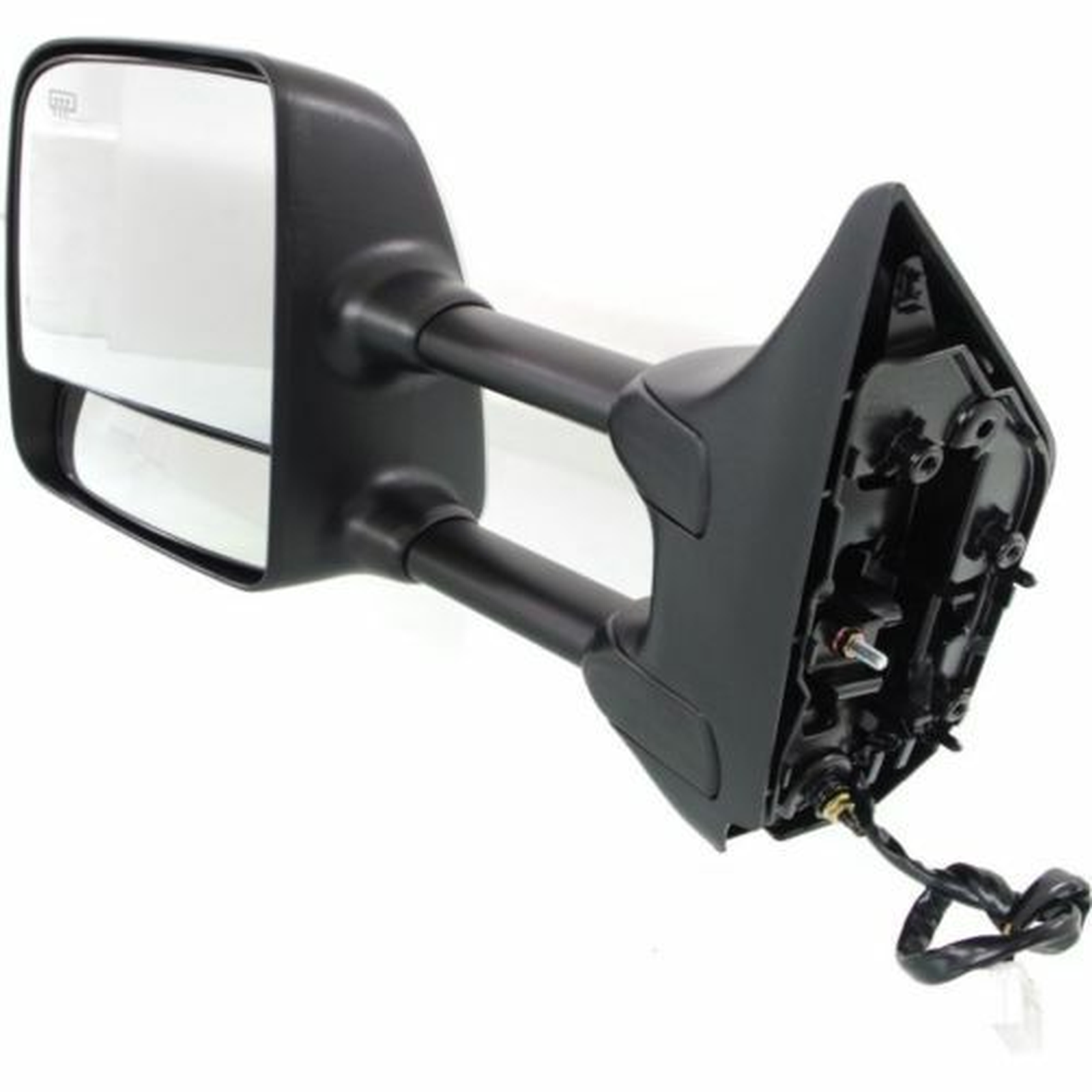 NI1320204 nissan titan 2004 2015 left side mirror power htd memory with big tow pkg chrome 4