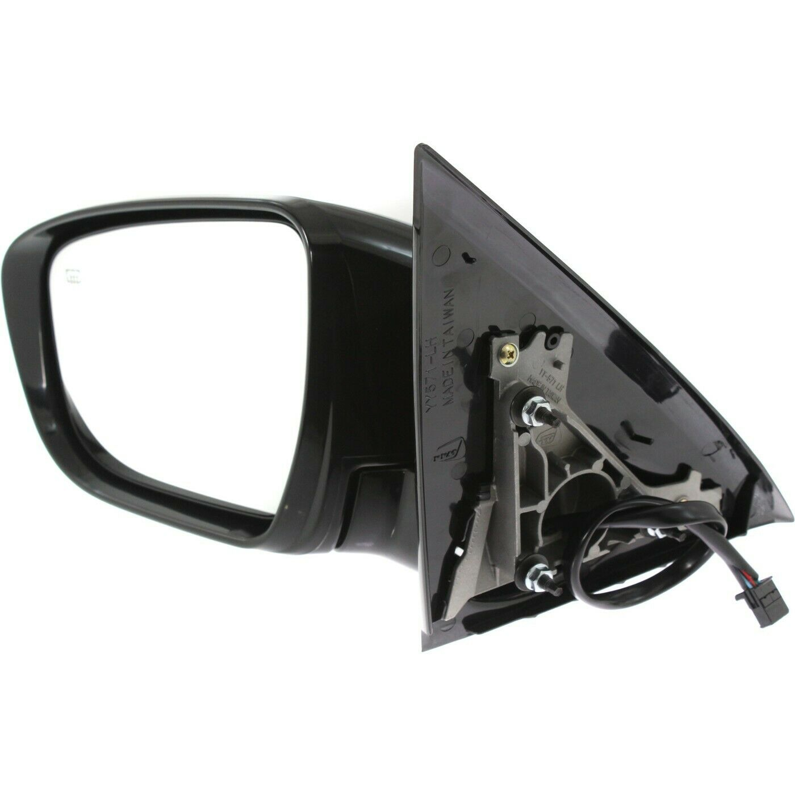 NI1320274 nissan pathfinder 2017 left side mirror power htd manual folding with signal wit 5