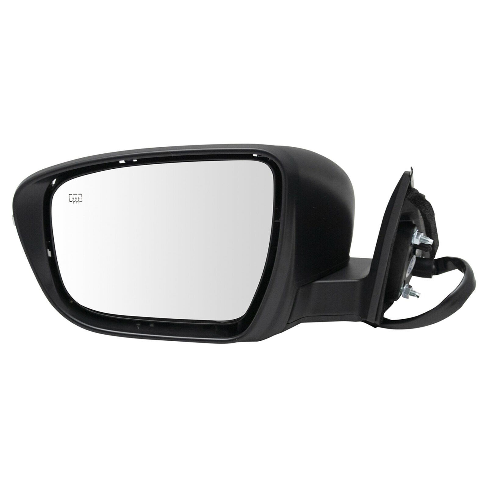 NI1320290 nissan rogue 2016 2017 left side mirror power htd with side view camera turn sig 1