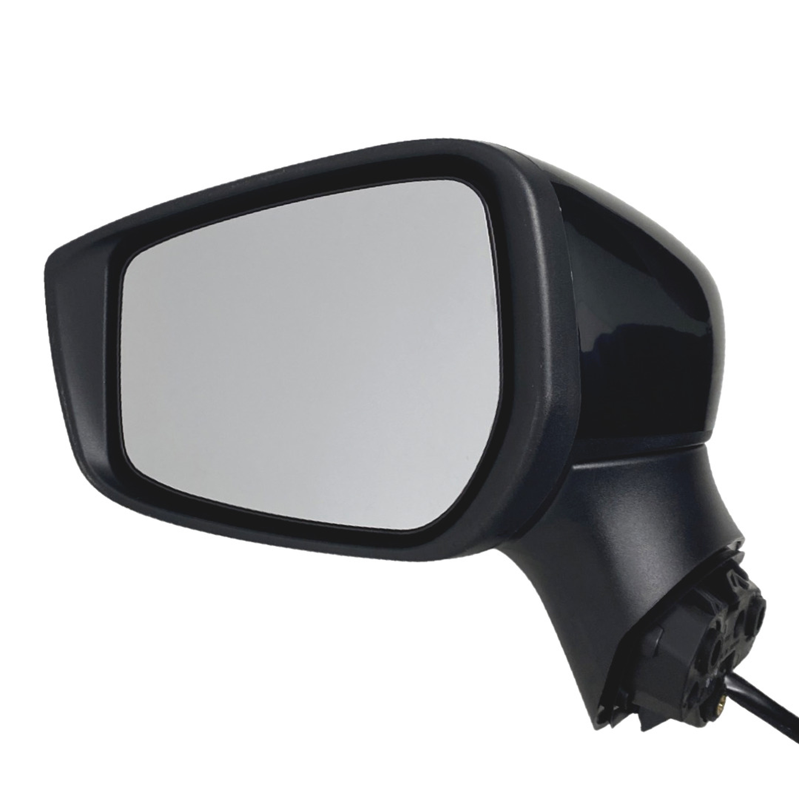NI1320321 nissan versa 2020 2025 left side mirror manual ptm textured covers ni1320321 1