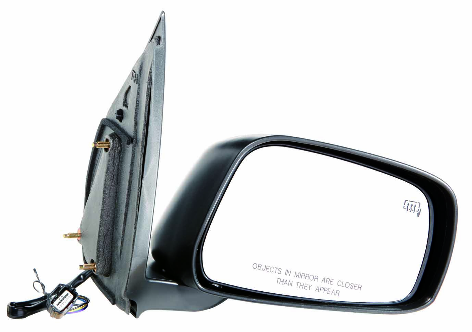 NI1321169 nissan frontier 2005 2010 right side mirror power htd extended crew cab textured 1