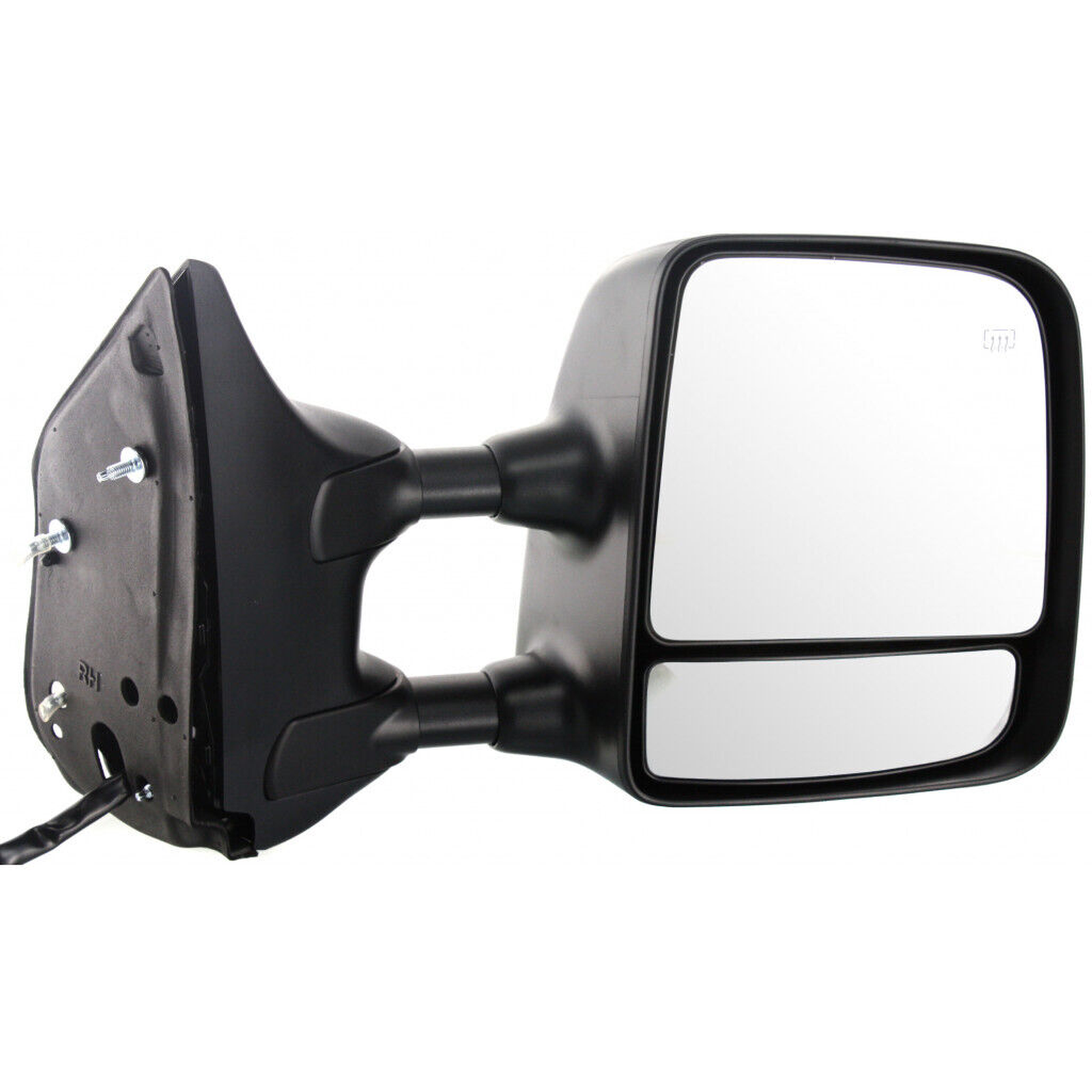 NI1321204 nissan titan 2004 2015 right side mirror power htd memory with big tow pkg chrom 2