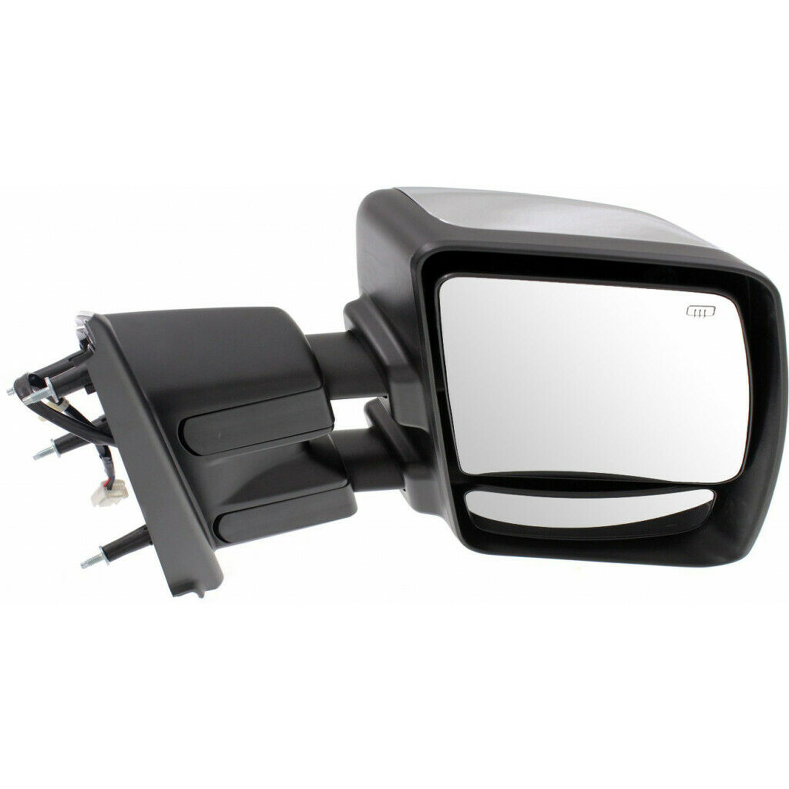 NI1321222 right side mirror power chrome htd with tow ni1321222 3
