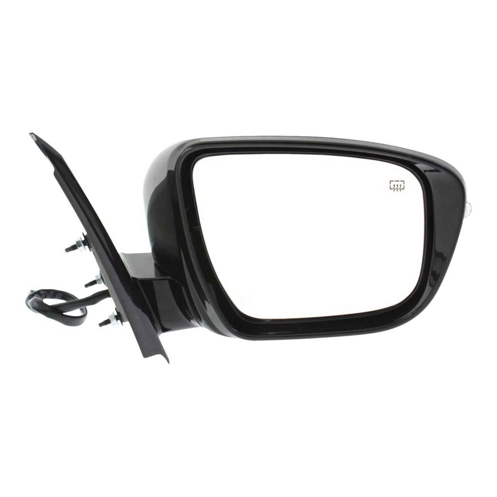 NI1321274 nissan pathfinder 2017 right side mirror power htd manual folding convex glass w 2