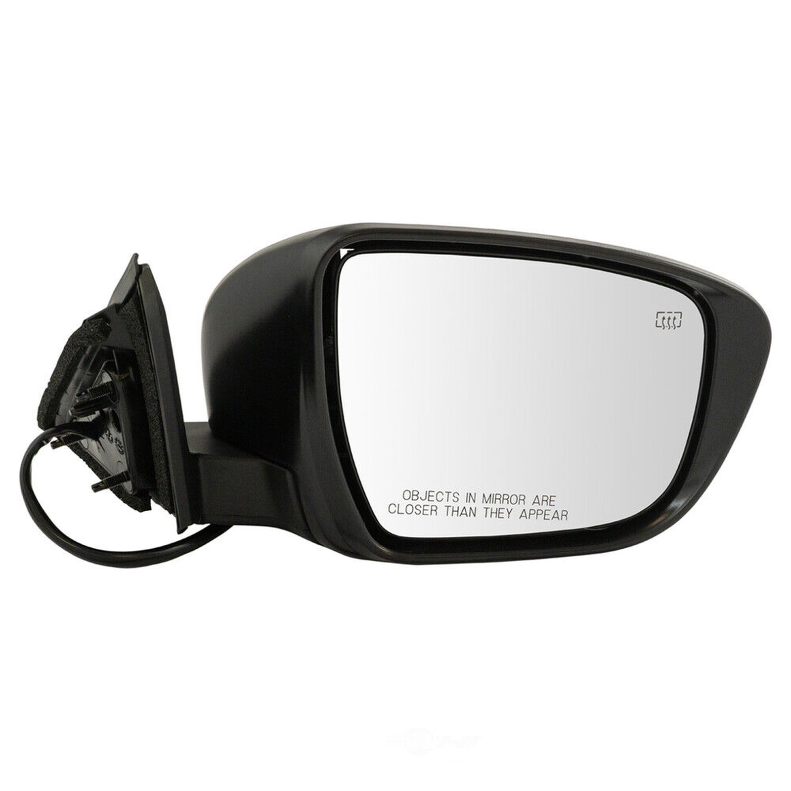NI1321285 nissan rogue 2014 2016 right side mirror power htd with chrome base ptm cover si 1