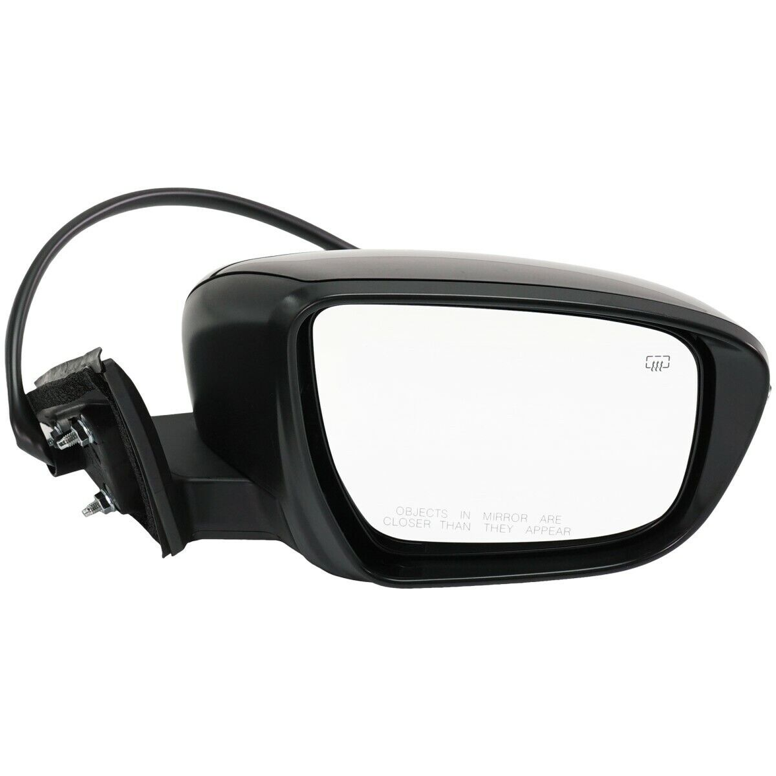 NI1321290 nissan rogue 2016 2017 right side mirror power htd with camera signal non painta 1