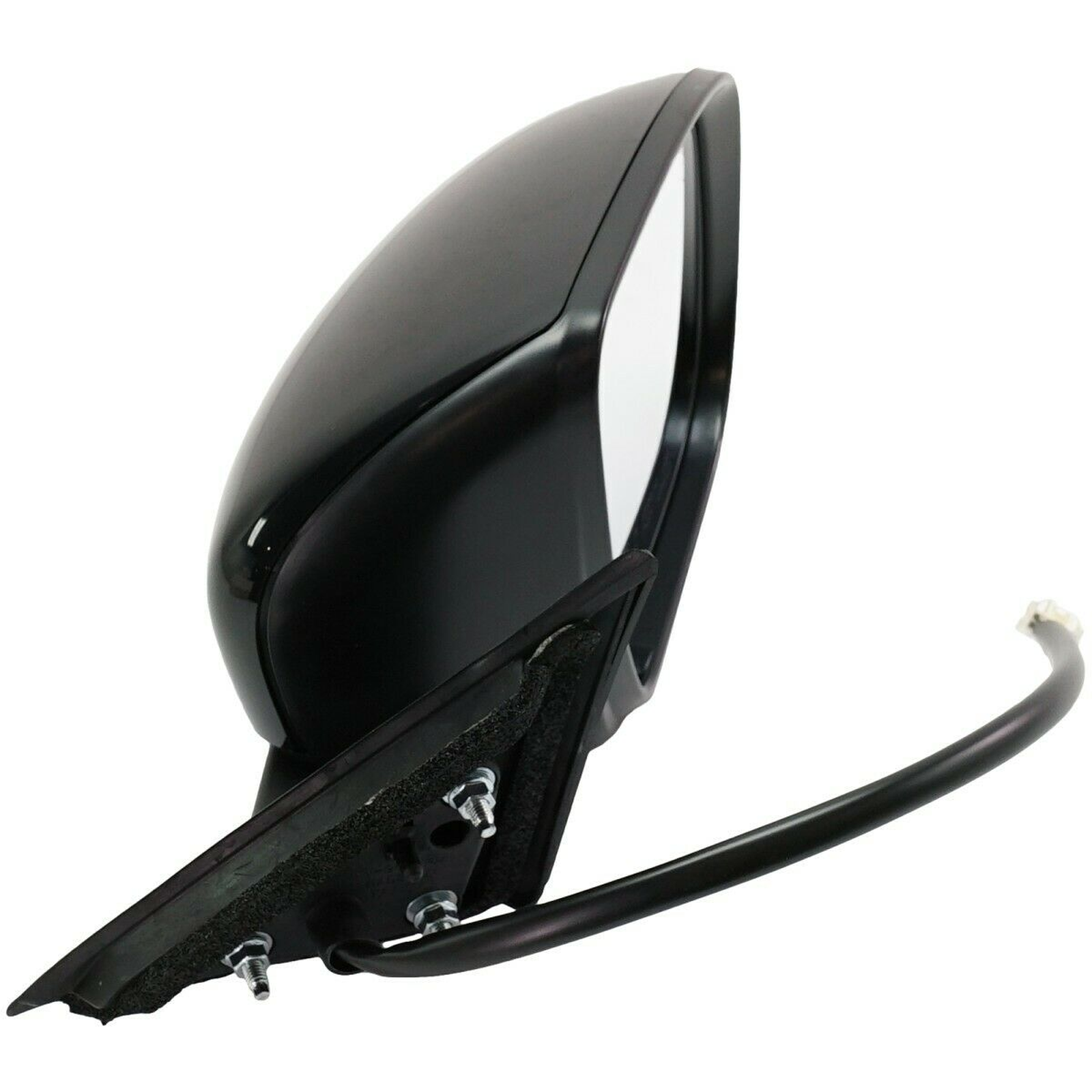 NI1321290 nissan rogue 2016 2017 right side mirror power htd with camera signal non painta 4