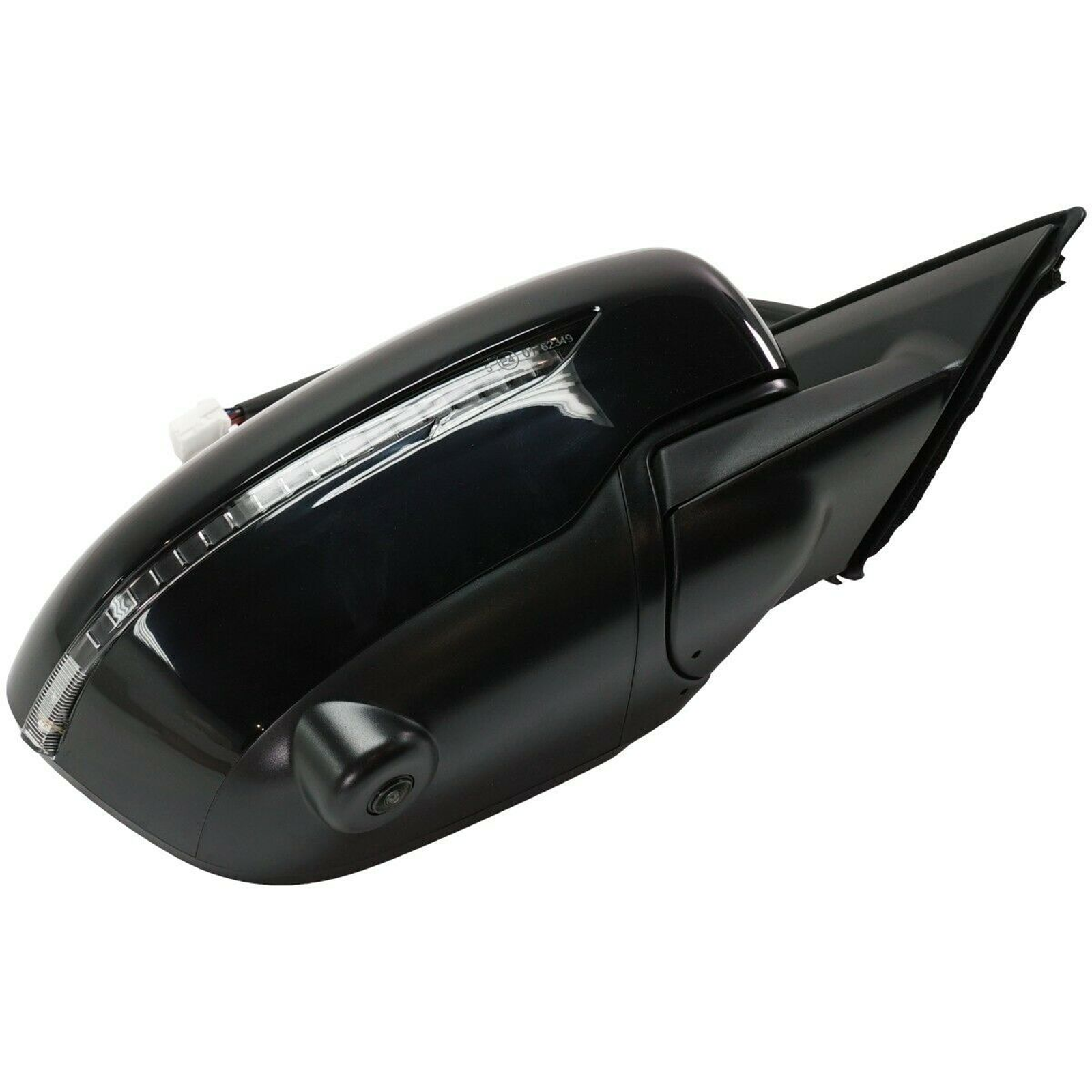 NI1321290 nissan rogue 2016 2017 right side mirror power htd with camera signal non painta 5