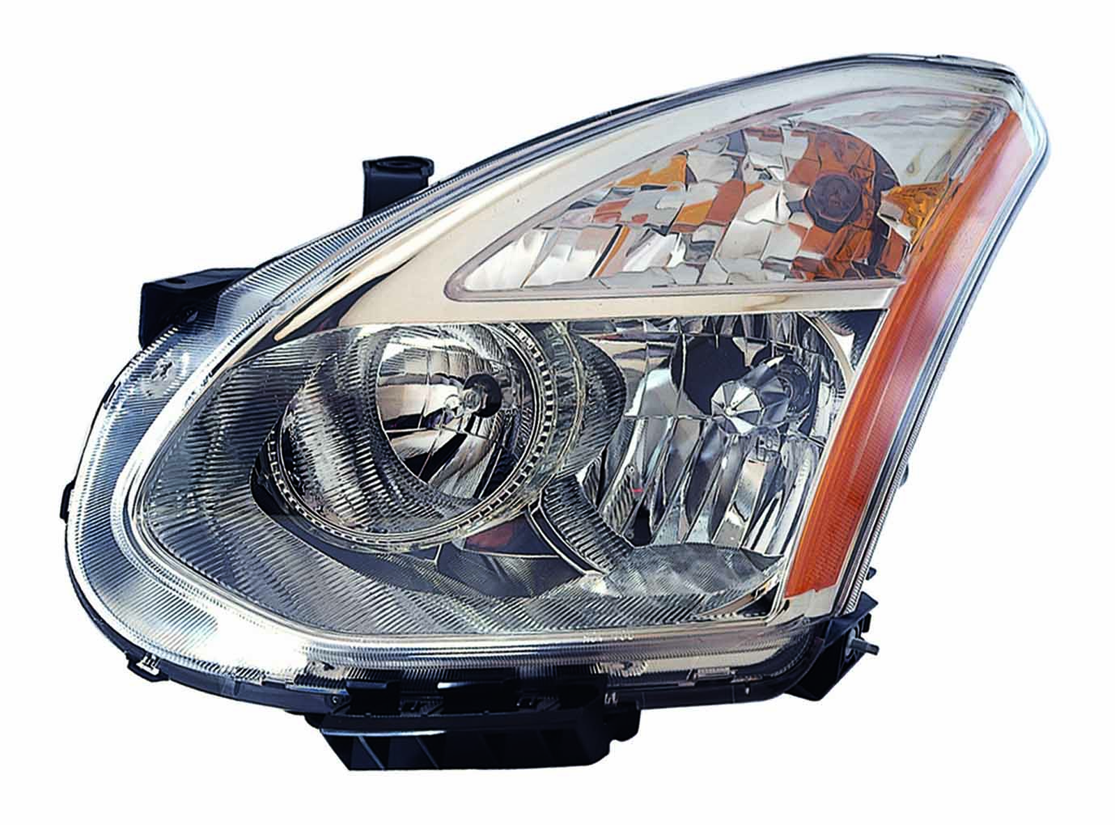 NI2502170 nissan rogue 2008 left headlight halogen hq ni2502170 1