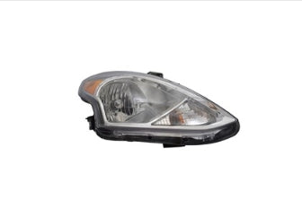 NISSAN VERSA SEDAN 2015-2019 — HALOGEN HEADLIGHT RH; SEDAN 2015-2019 CAPA